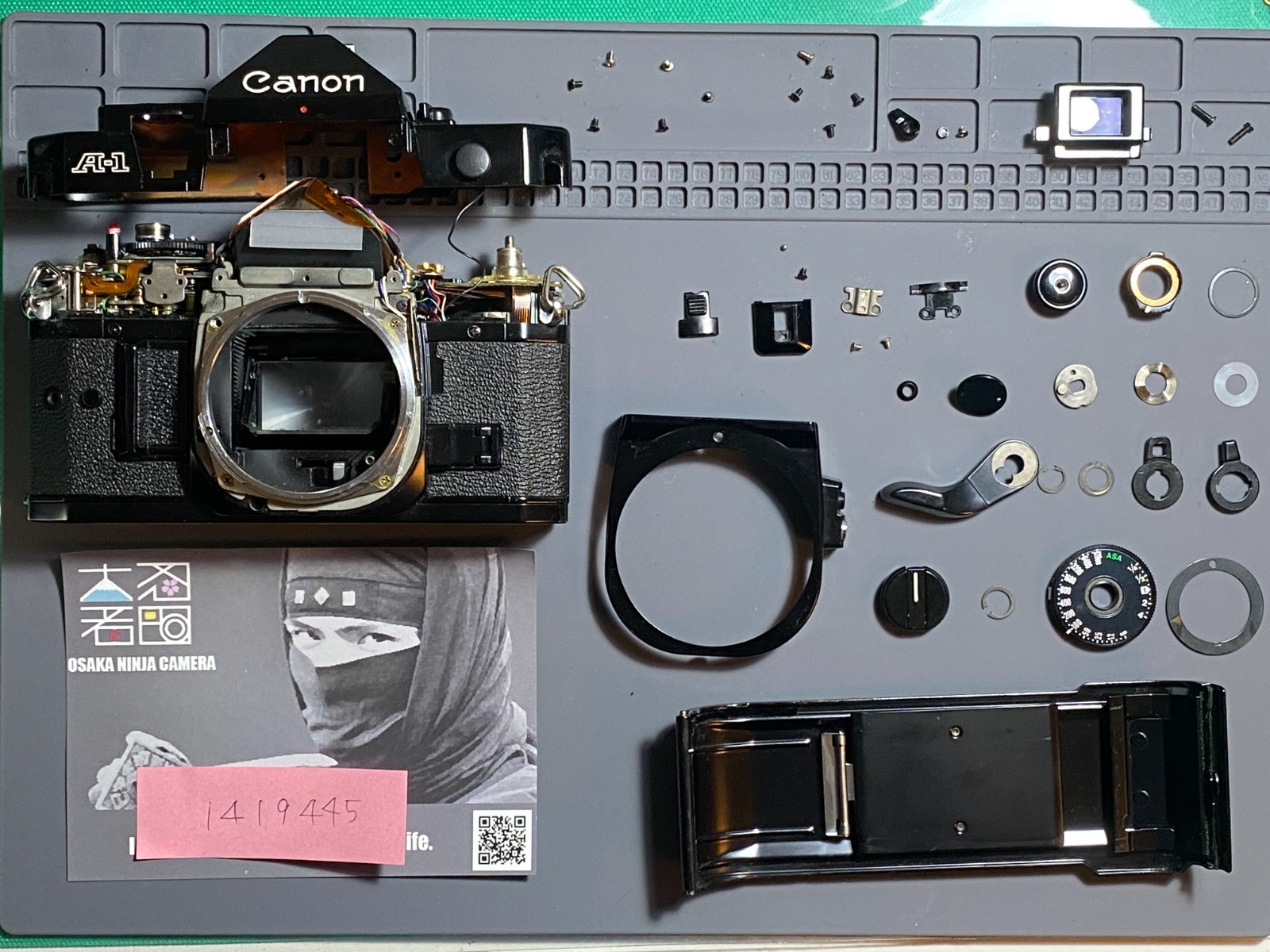 [ Serviced, NEAR MINT ] CANON A-1 + FD 50mm f/1.4 S.S.C. | ALL Works |