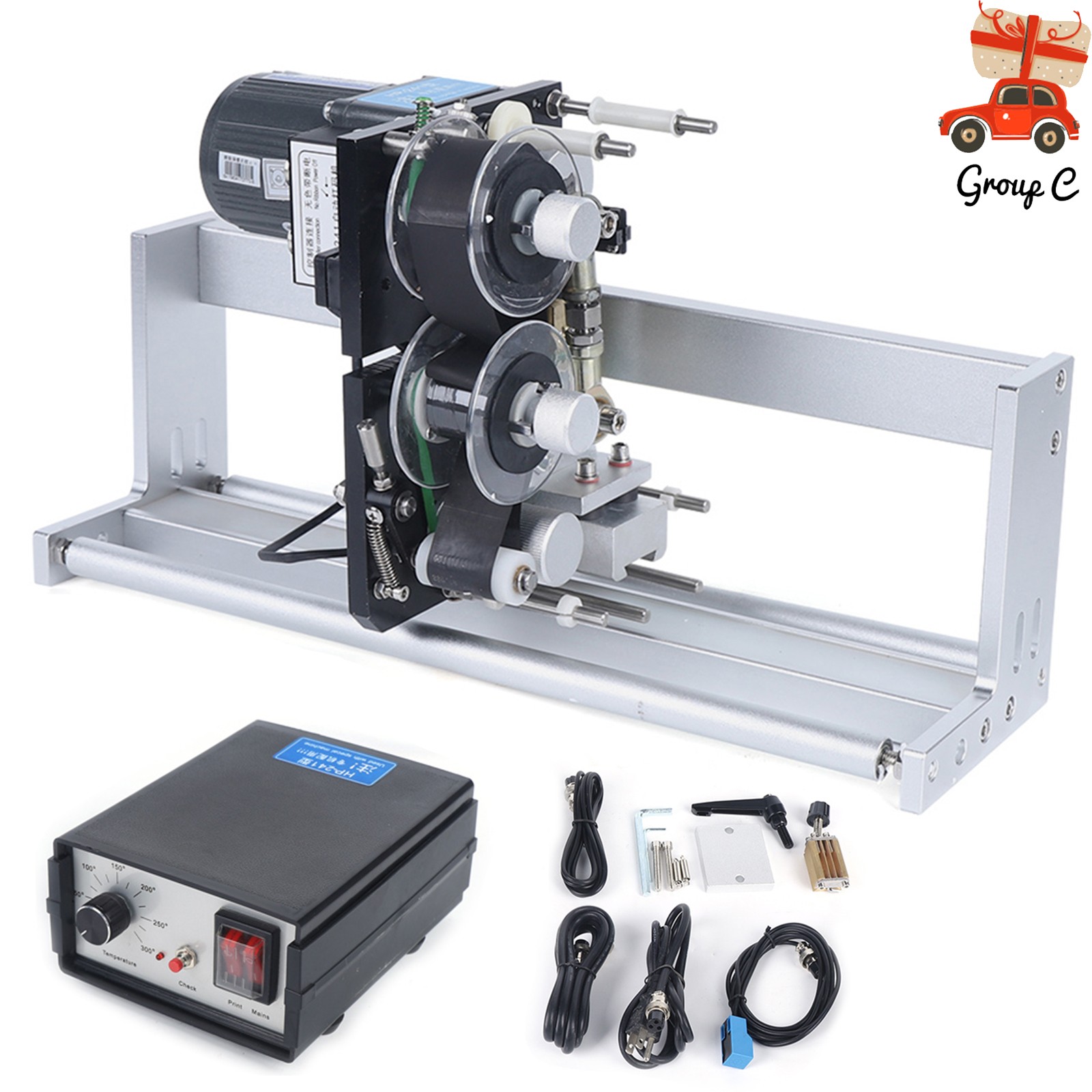 Automatic Electric Hot Stamp Ribbon Code Printer Ribbon Coding Machine HP-241 Automatic Electric Hot Stamp Ribbon Code Printer Ribbon Coding Machine HP-241