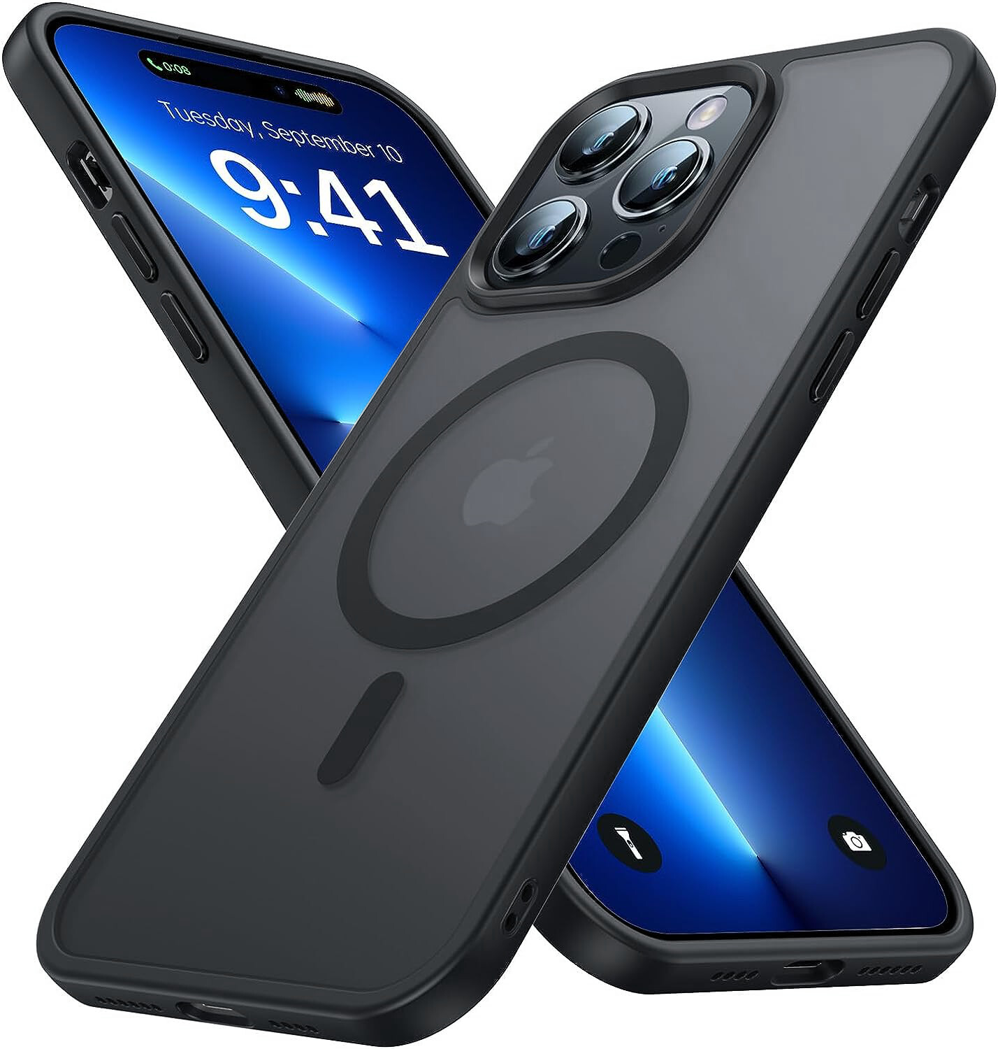 For iPhone 18 17 16 15 14 13 12 Pro Max Frost Case Mag Safe Shockproof Cover