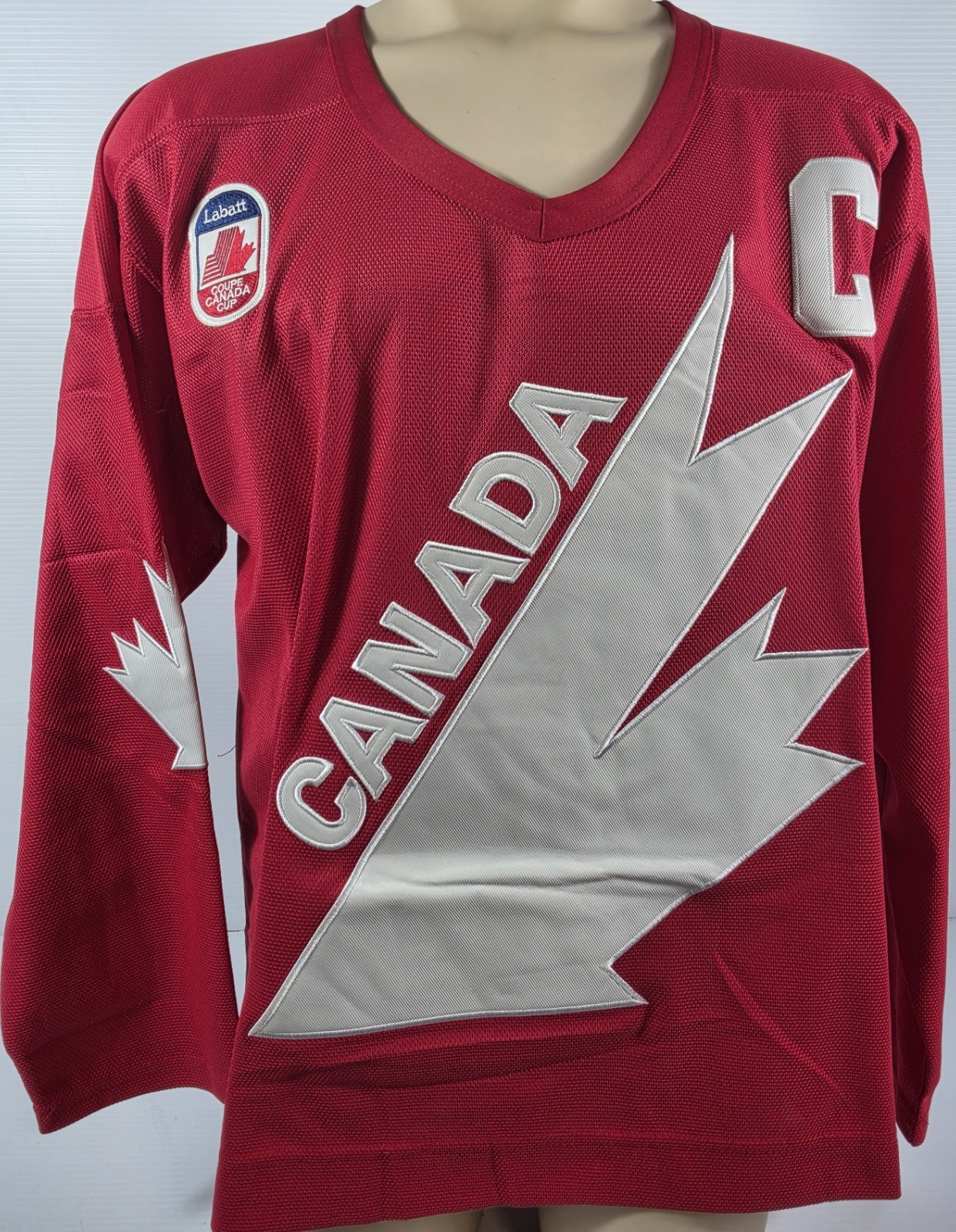 1987 Wayne Gretzky Team Canada Signed CCM Hockey Jersey w/ two authentications