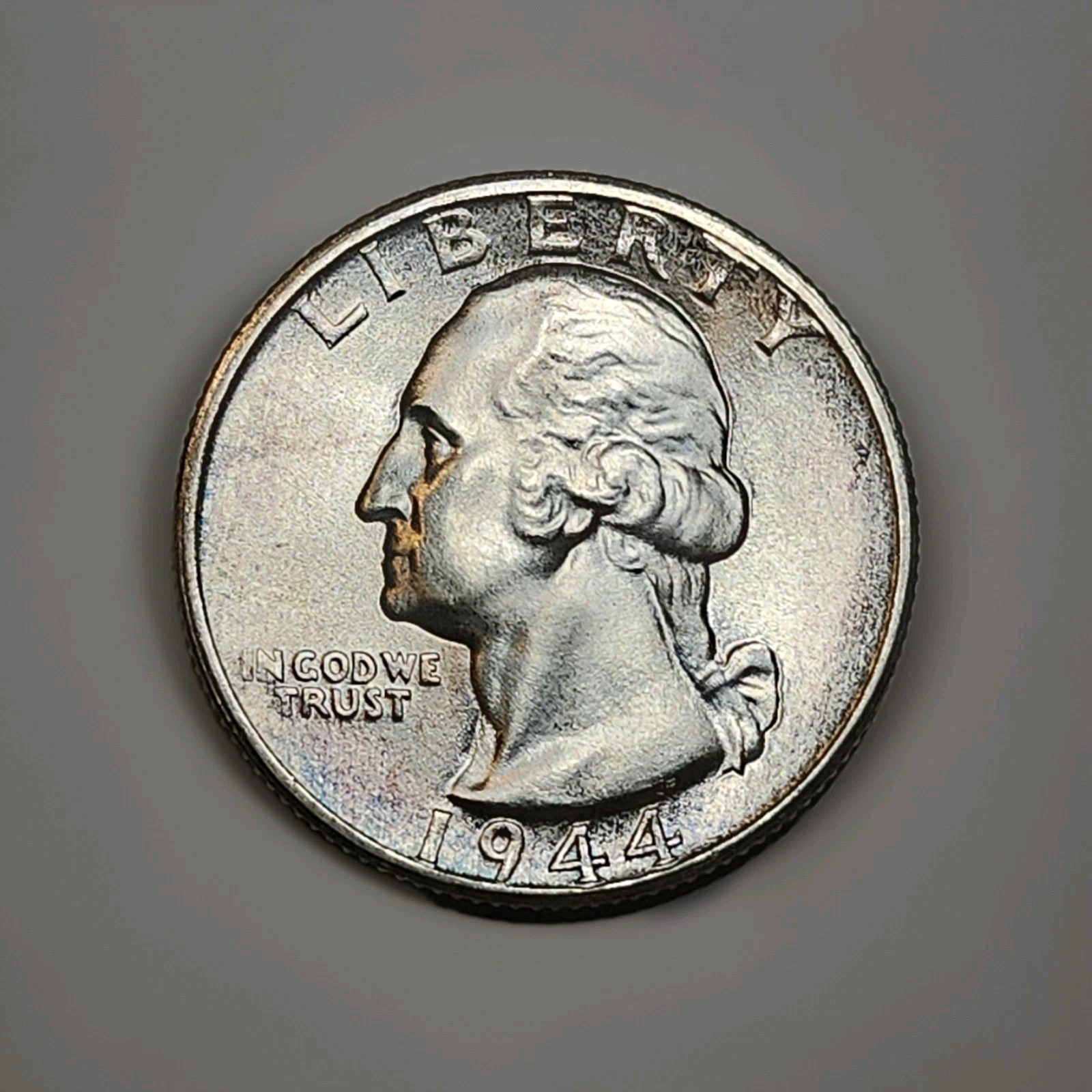 1944 S Washington Quarter~Choice BU~Lusterous~90 % Silver~Reduced Shipping #1