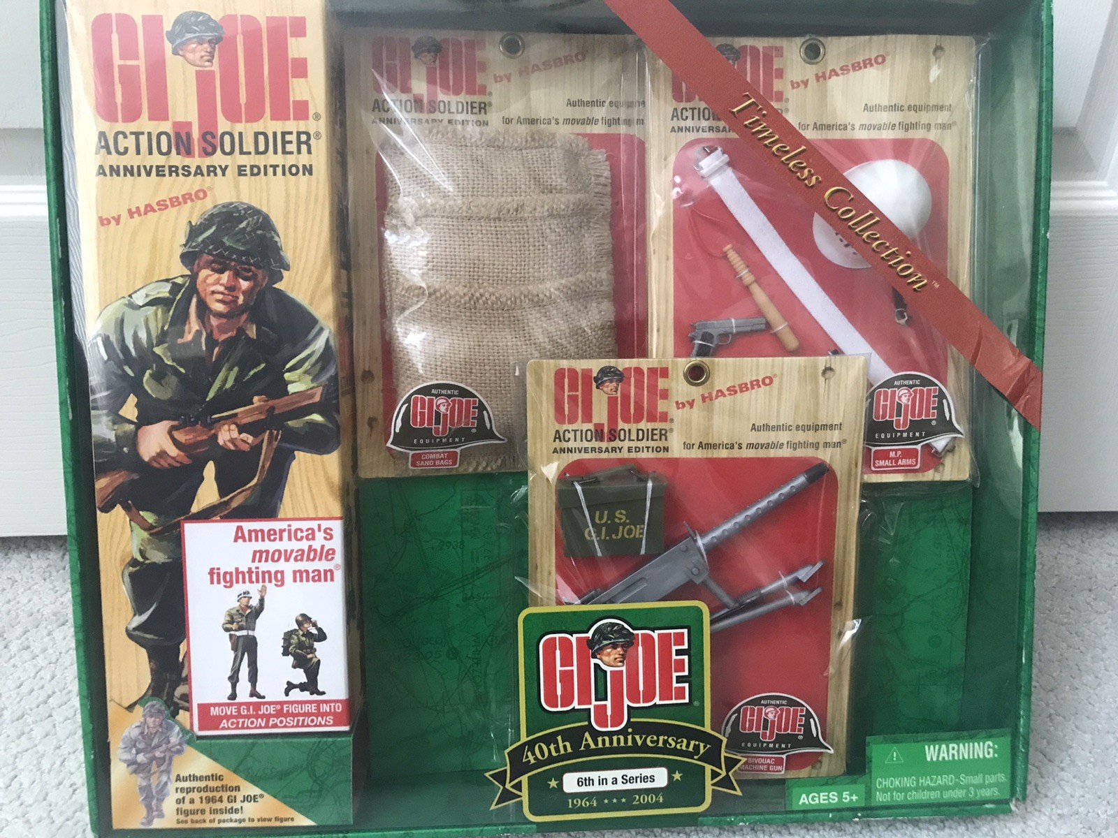 2003 Hasbro GI Joe Action Soldier Anniv. Edt. Action Figure Sealed Box Marine 2003 Hasbro GI Joe Action Soldier Anniv. Edt. Action Figure Sealed Box Marine