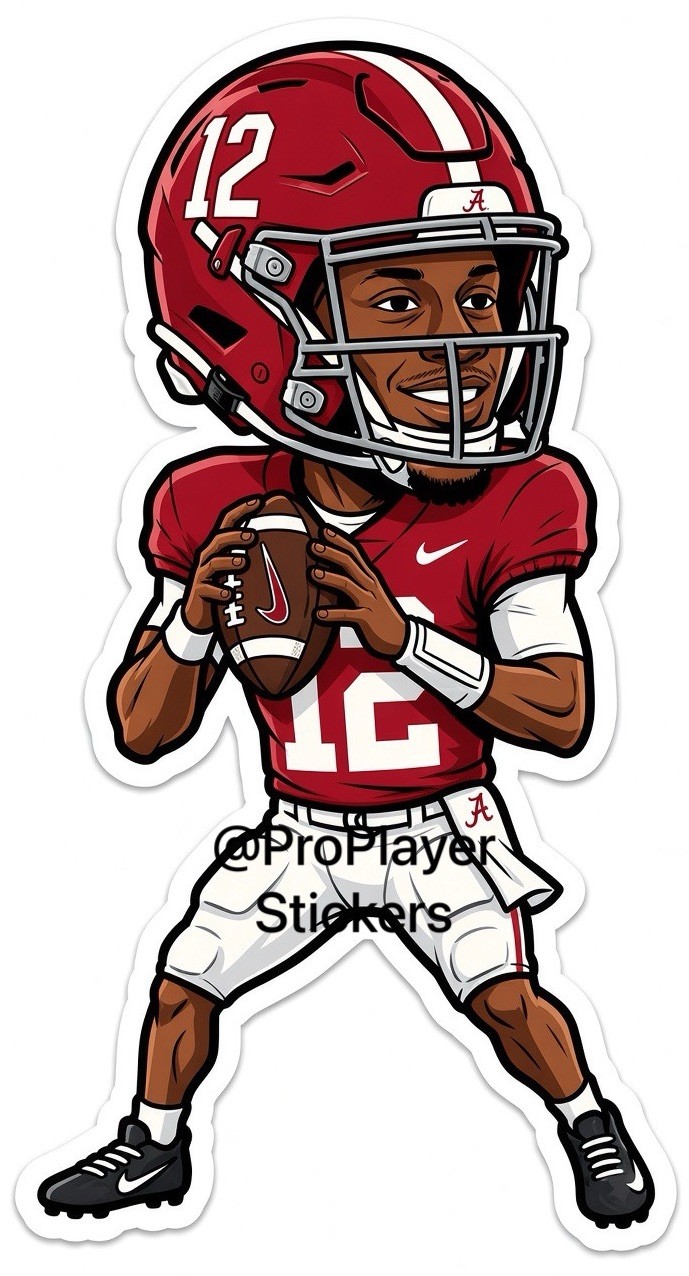 🏈 Alabama Crimson Tide “Keelon Russell” Sticker 🏈
