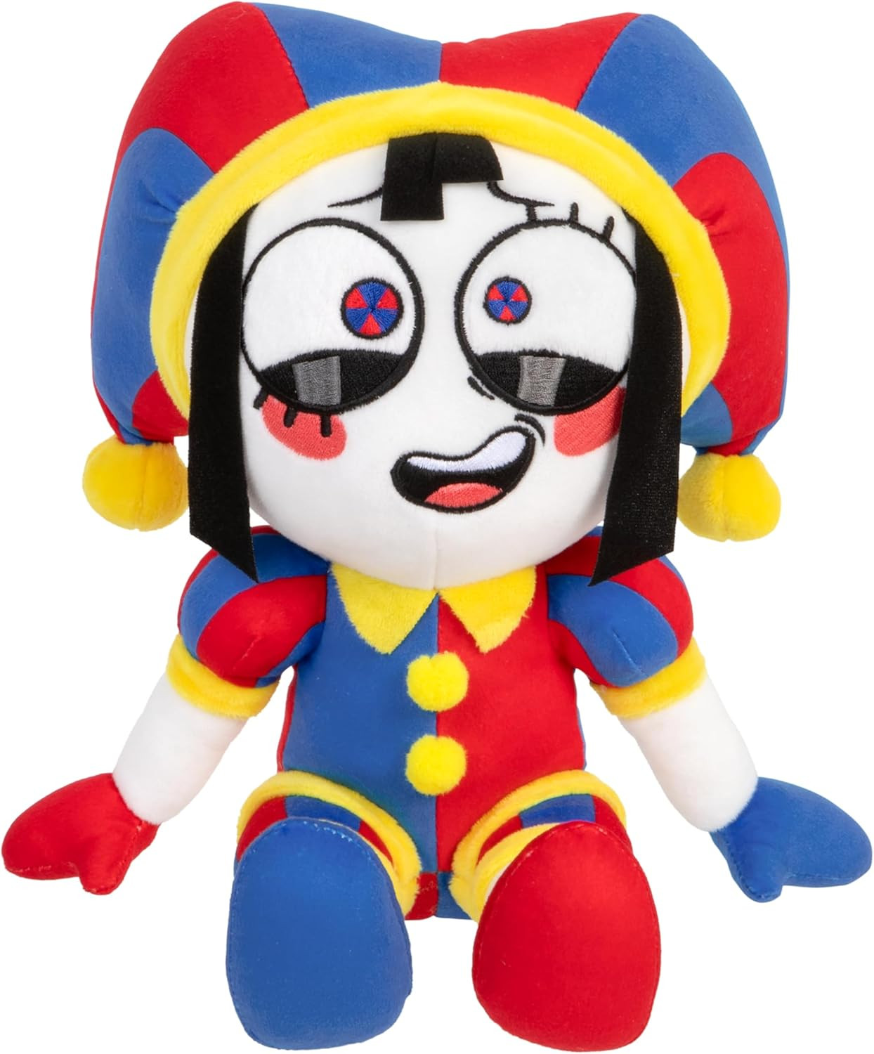 Talking Pomni Plush, Press Pomni\'S Foot and Hear Talking Pomni Plush, Press Pomni\'S Foot and Hear