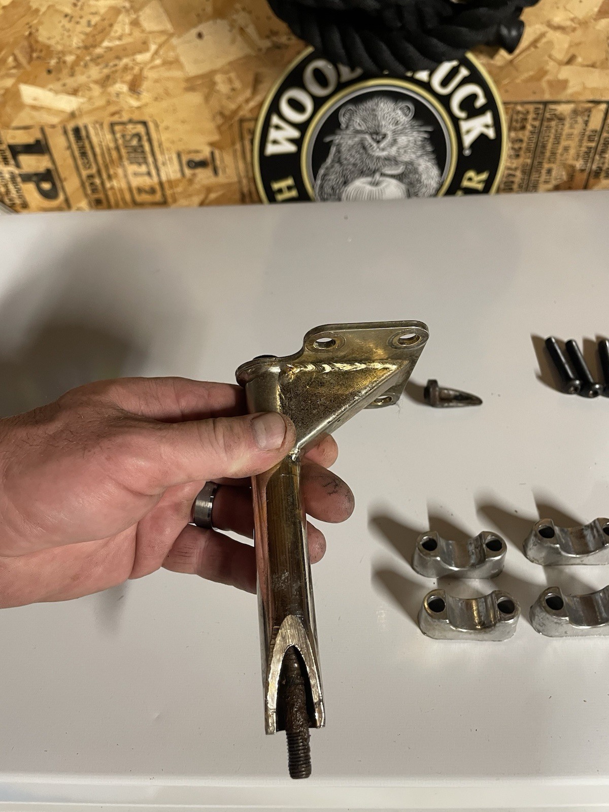 Vintage Bmx Double Clamp Super Goose Stem, jmc, Webco, Patterson, GT