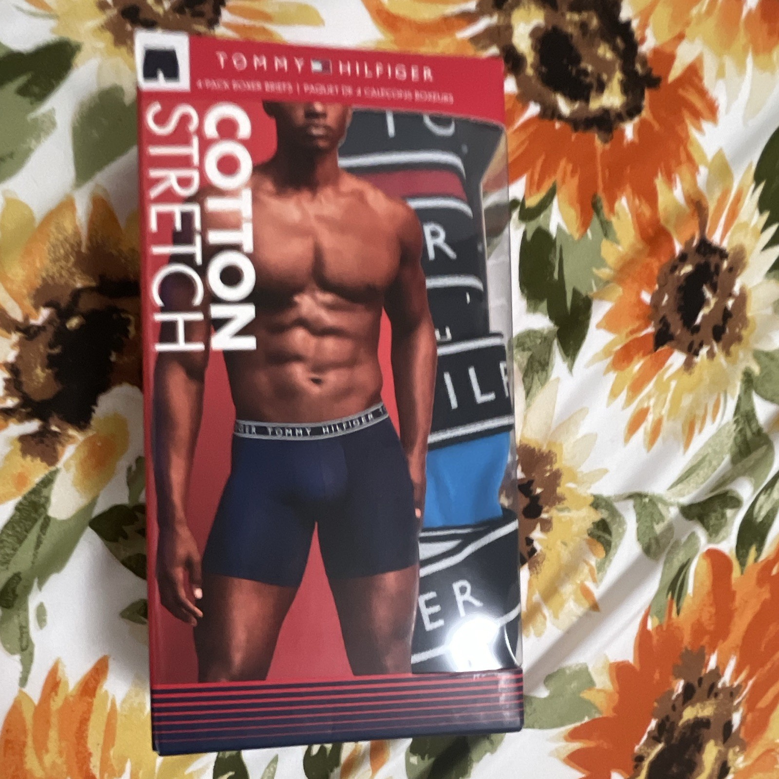 Tommy Hilfiger Cotton Stretch Boxer Briefs 4-Pack Contour Pouch S