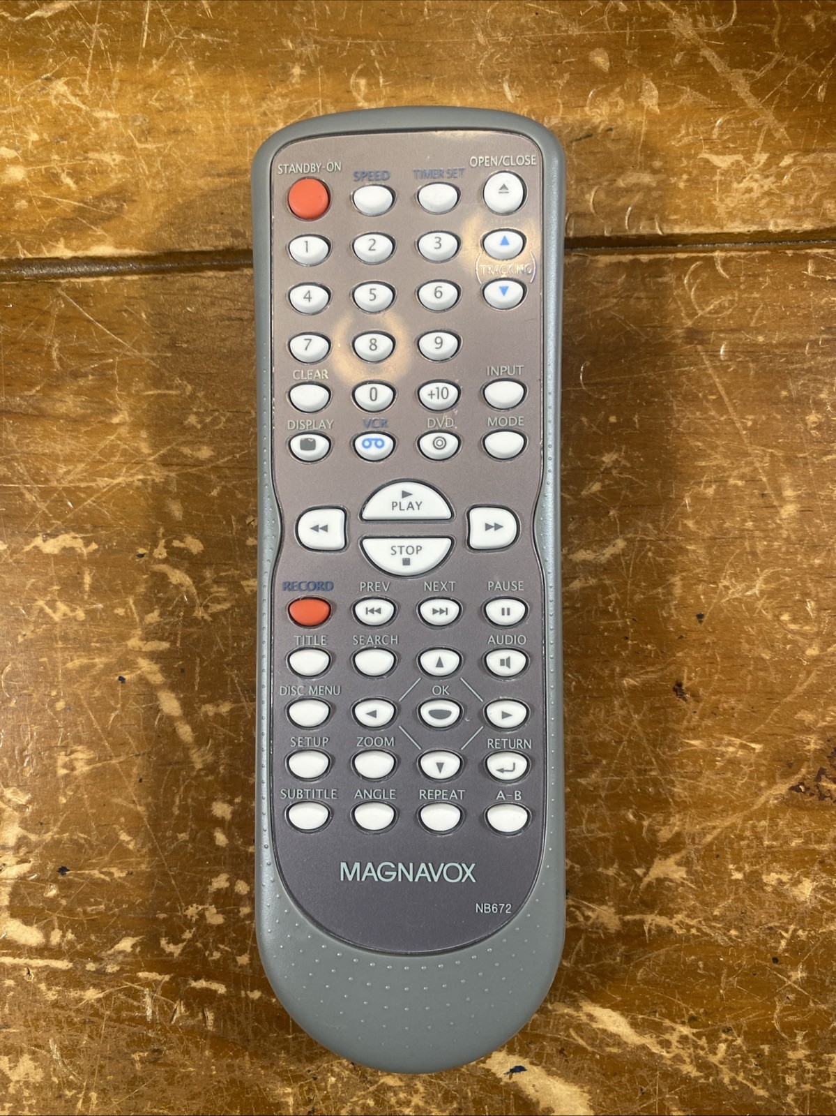 NB672 NEW MAGNAVOX OEM DVD/VCR REMOTE CONTROL PN: NB672UD