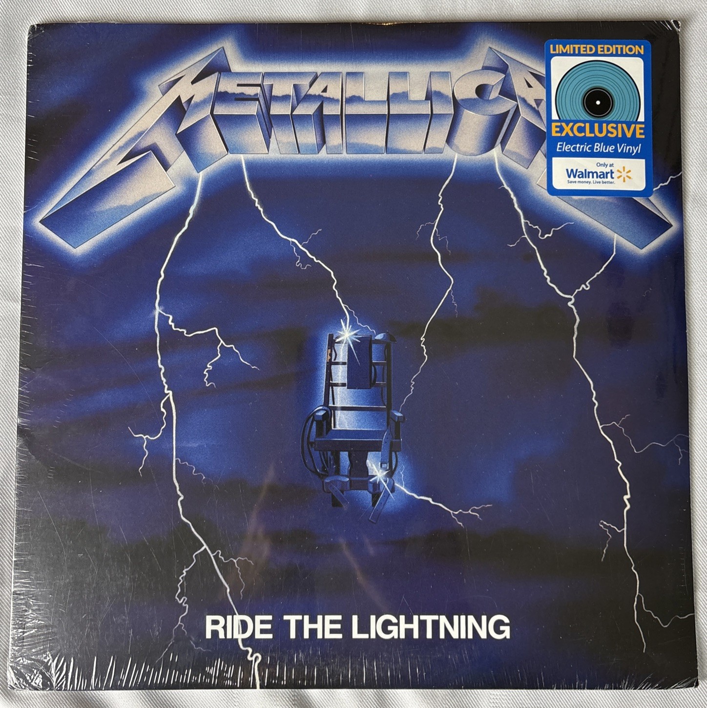Metallica - Ride The Lightning - Limited Edition Electric Blue Vinyl New Sealed Metallica - Ride The Lightning - Limited Edition Electric Blue Vinyl New Sealed