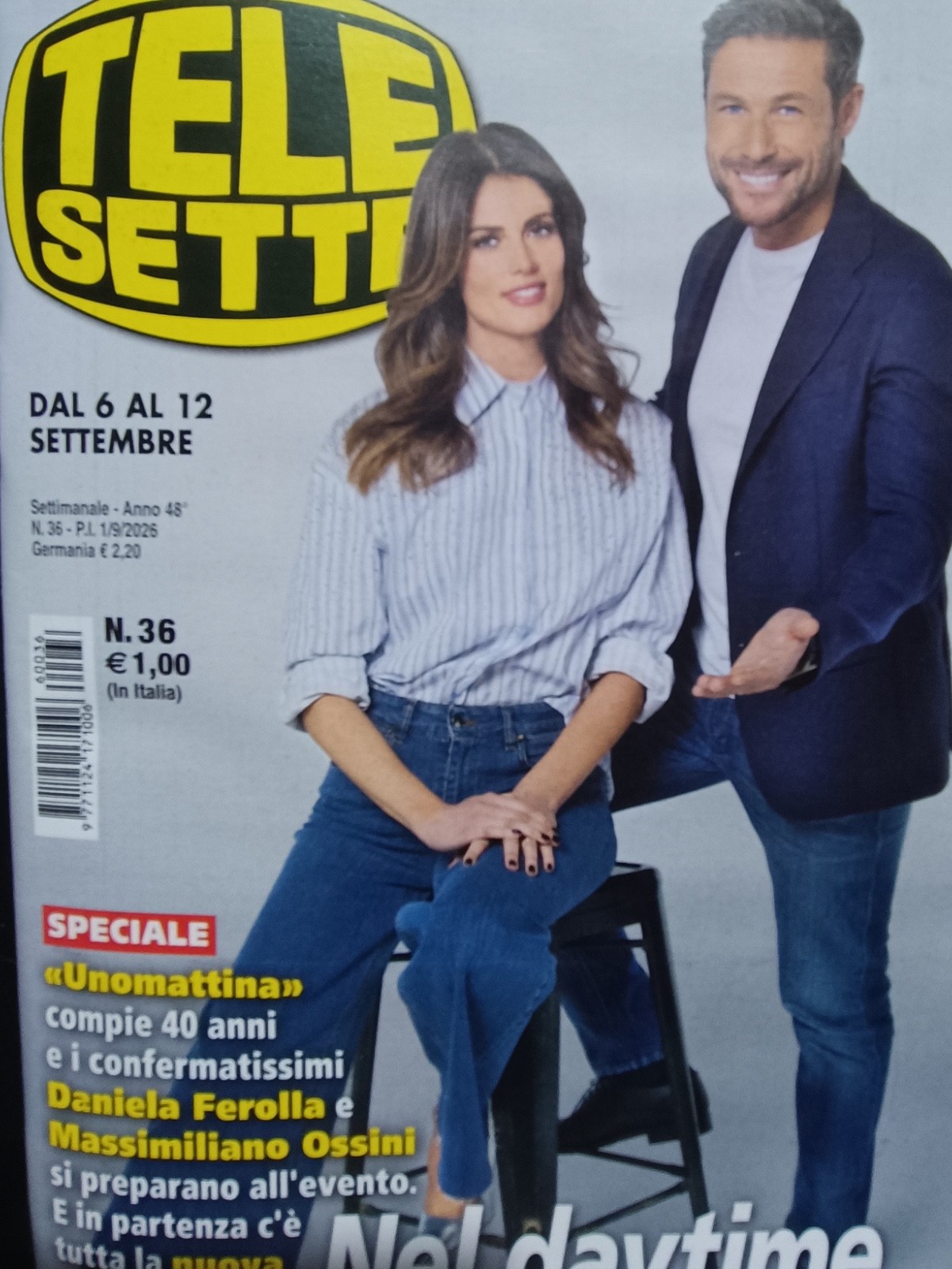 Telesette 2026 36.Daniela Ferolla & Massimiliano Ossini,Gabriele Corsi