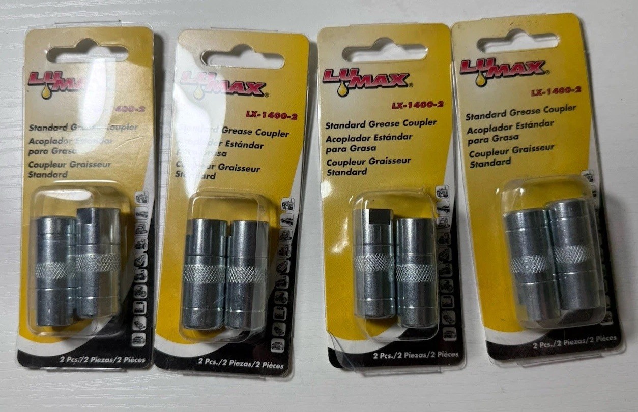 Lumax 1/8 in. NPT Standard Grease Coupler 4 Pack