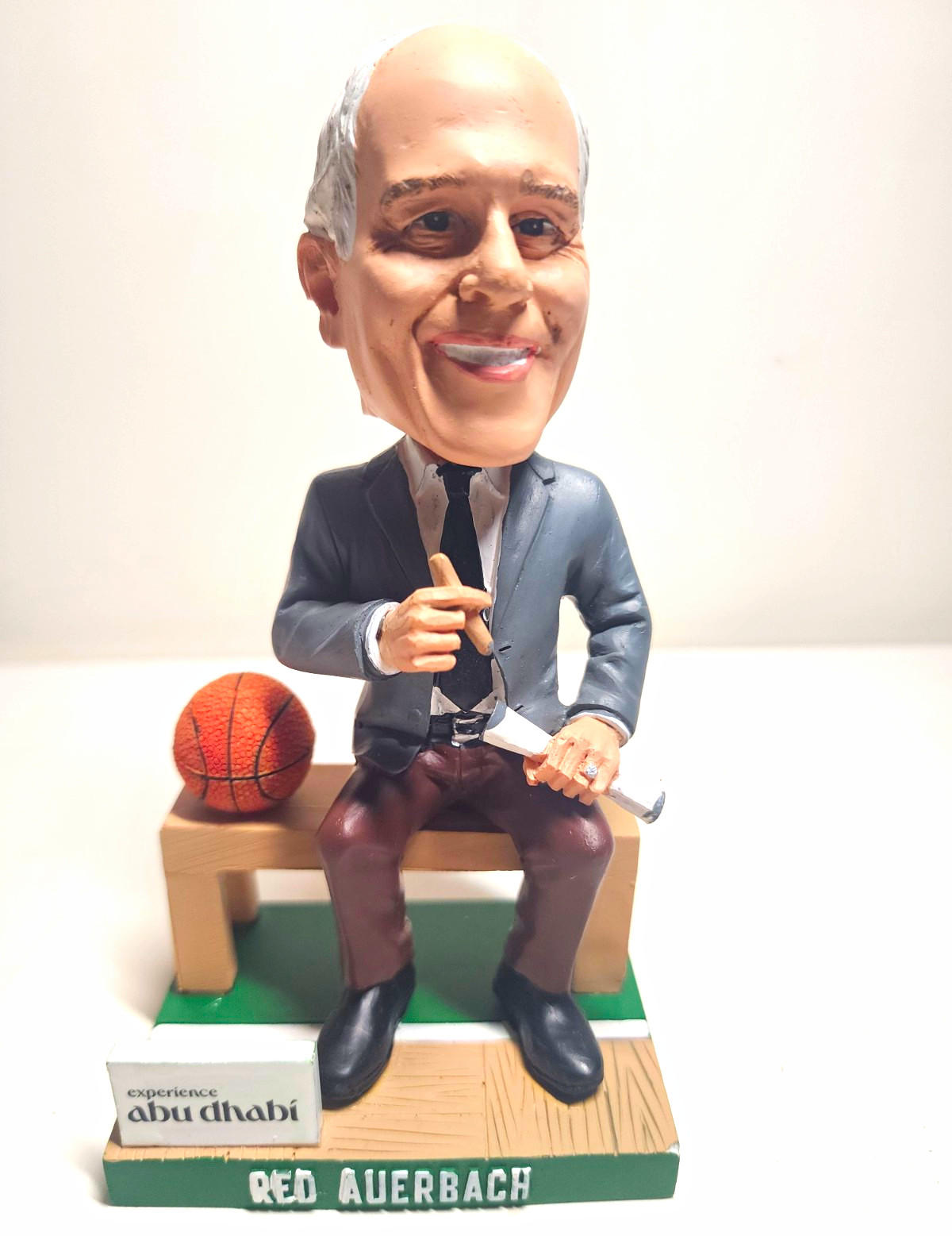 Red Auerbach Boston Celtics NBA Basketball Multicolor Bobblehead Figure Red Auerbach Boston Celtics NBA Basketball Multicolor Bobblehead Figure