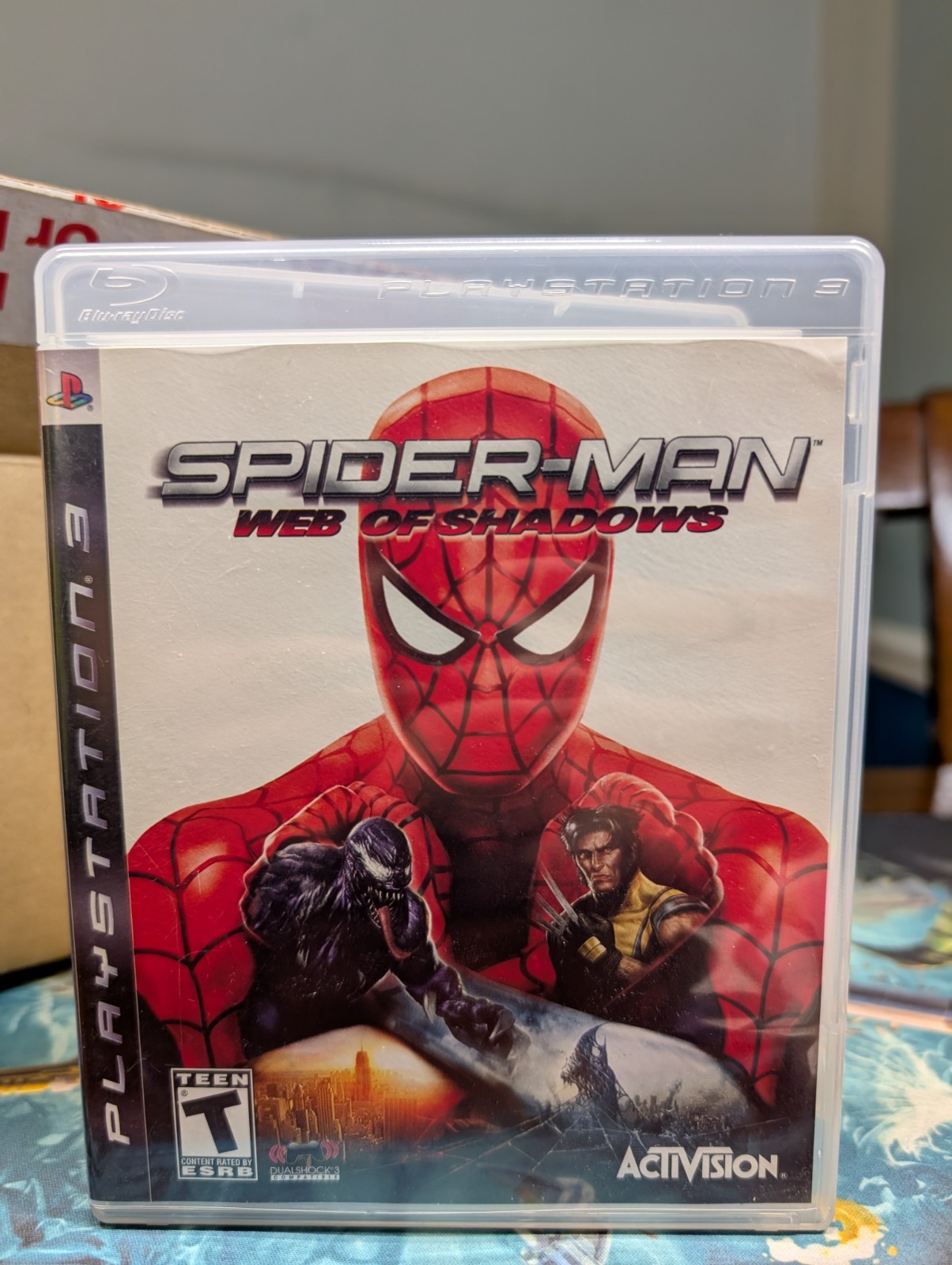 Spider-man Web Of Shadows PS3 CIB Complete In Box Spiderman PlayStation 3 Spider-man Web Of Shadows PS3 CIB Complete In Box Spiderman PlayStation 3