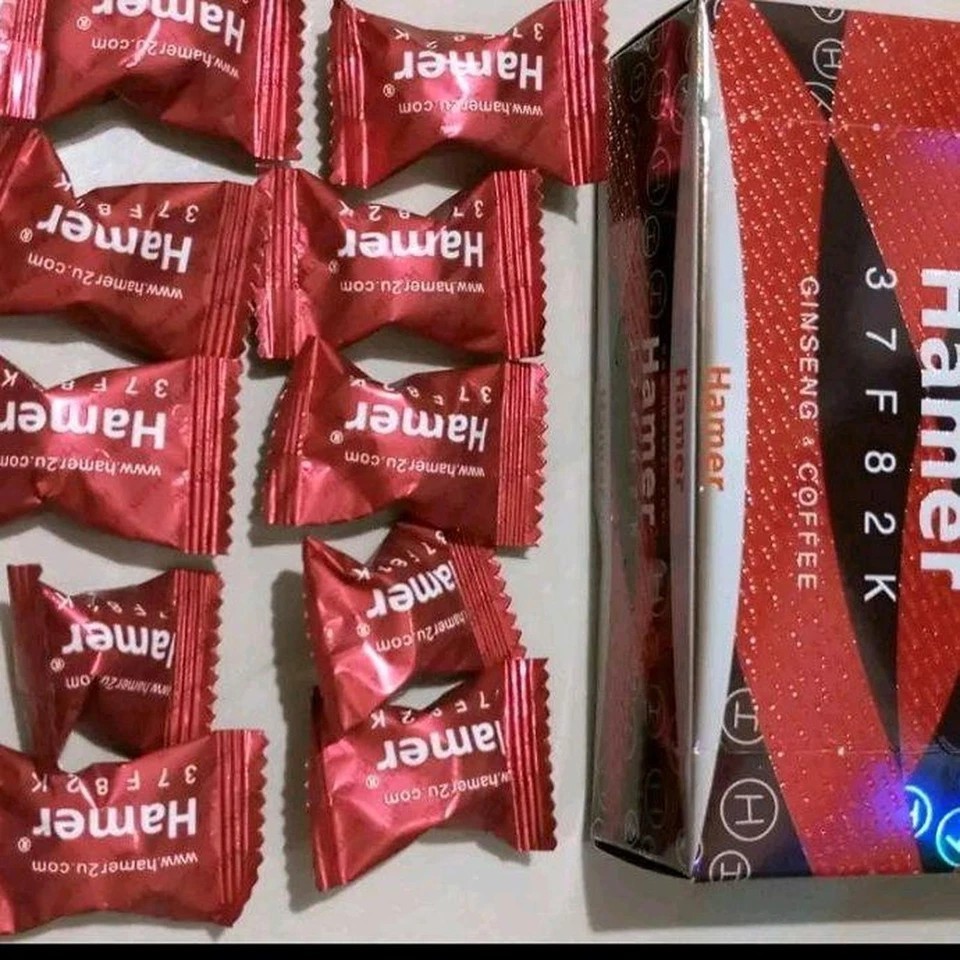 Hamer Coffee Gingseng Candy 2 Box 60pcs - RARE EXCLUSIVE CANDY Hamer Coffee Gingseng Candy 2 Box 60pcs - RARE EXCLUSIVE CANDY