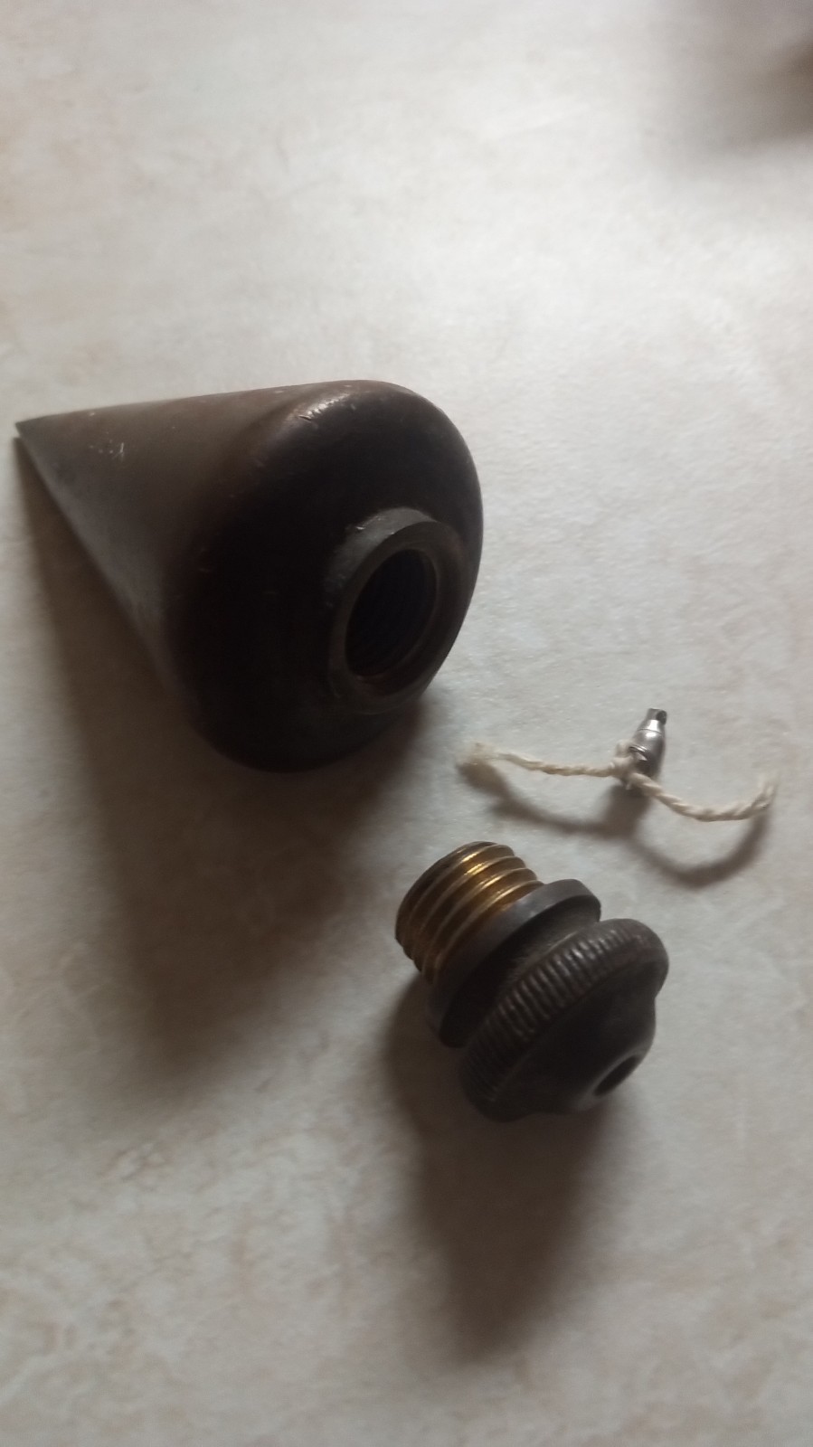 ✨Vintage Brass & Steel Turnip Plumb Bob ✨Vintage Brass & Steel Turnip Plumb Bob