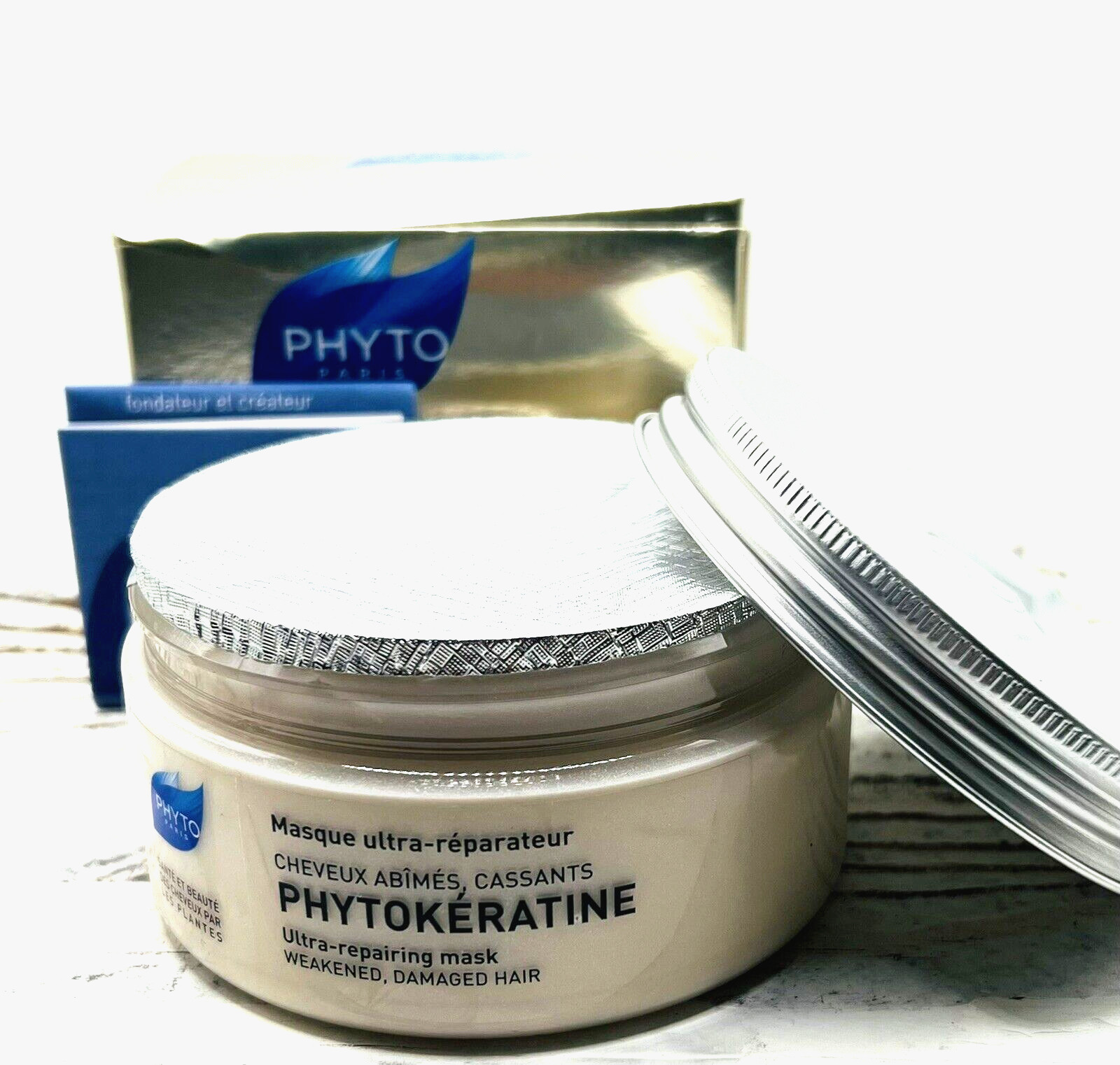 PHYTO PARIS~Phytokeratine Ultra-Repairing Mask~Weakened Damaged Hair~6.2oz~NIB