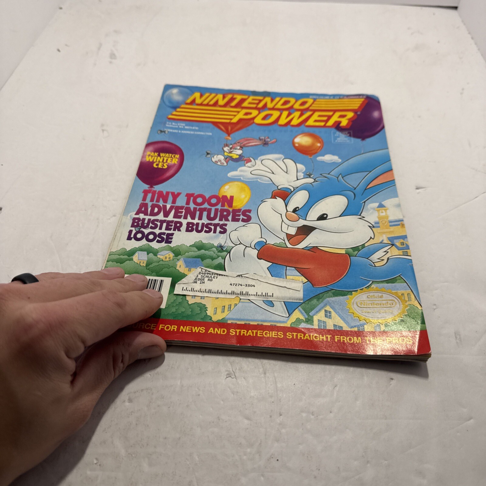 Nintendo Power March 1993 Vol. 46.  No cards no poster