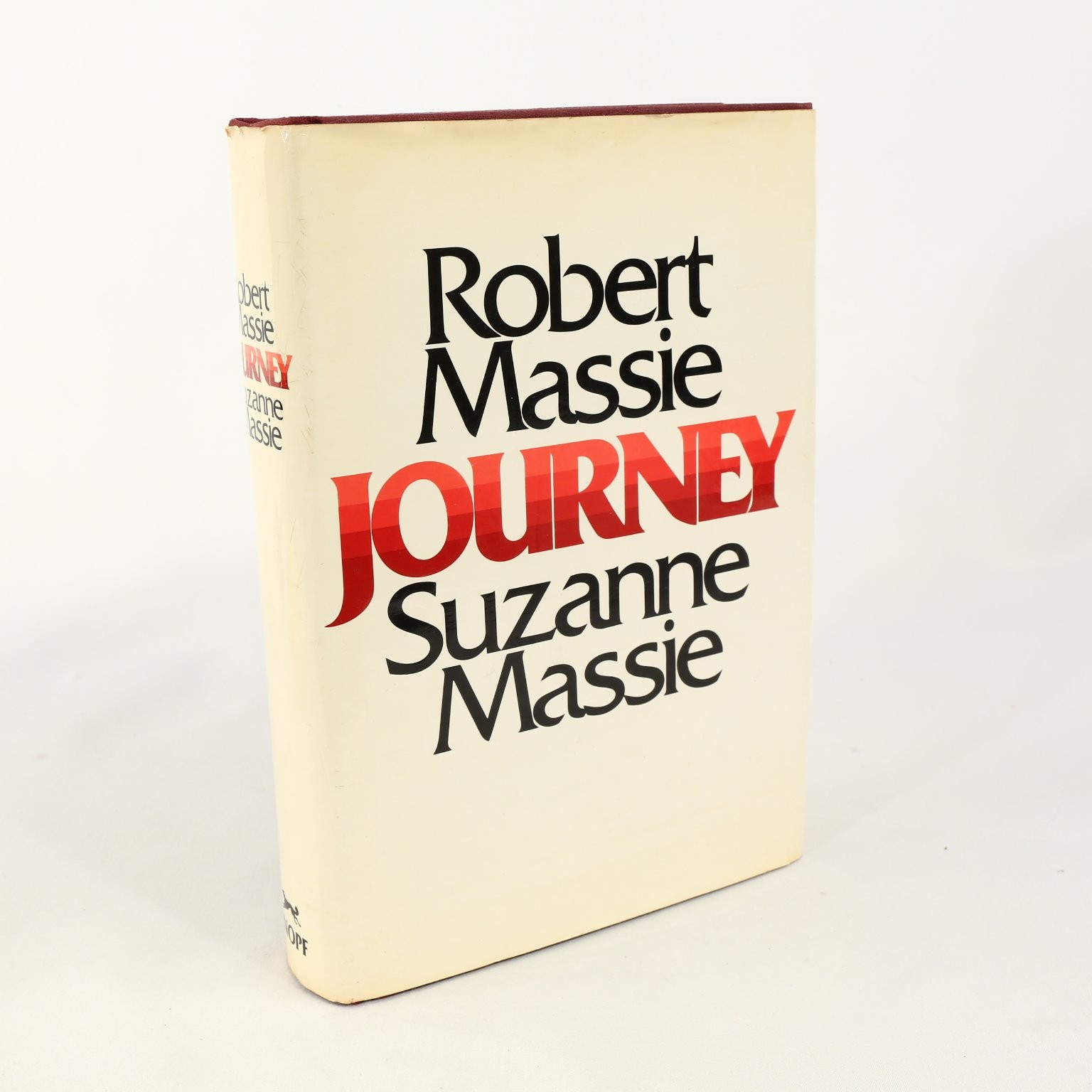 Journey Robert & Suzanne Massie 1975 First Edition Memoir Knopf