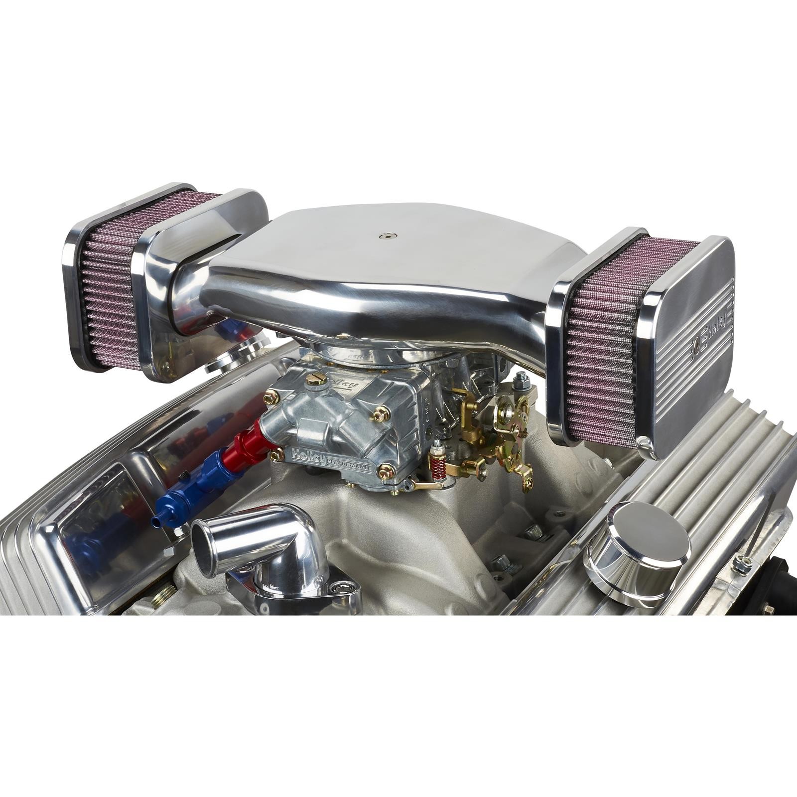 Holley 64280 Polished Aluminum Hi-Tek Low Profile Air Cleaner Filter Assembly