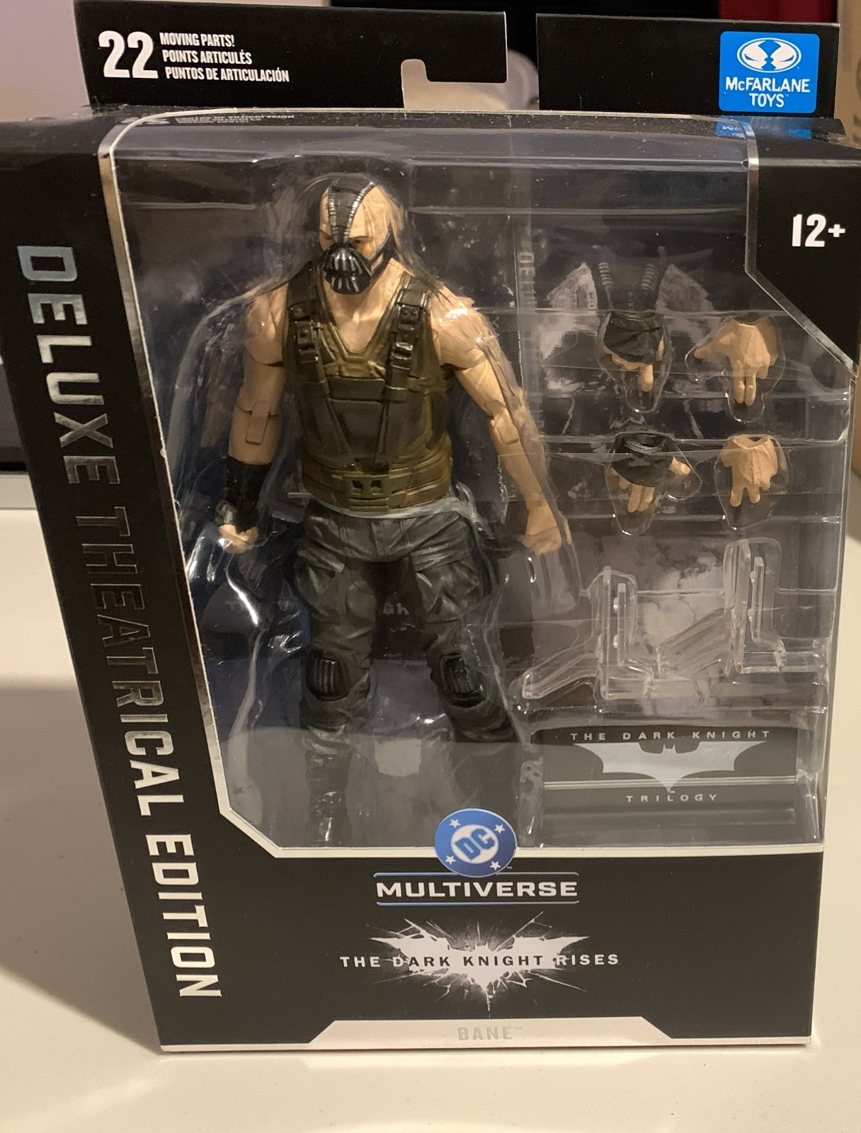 McFarlane DC Multiverse Bane (The Dark Knight Rises) - New. Box may have dings McFarlane DC Multiverse Bane (The Dark Knight Rises) - New. Box may have dings