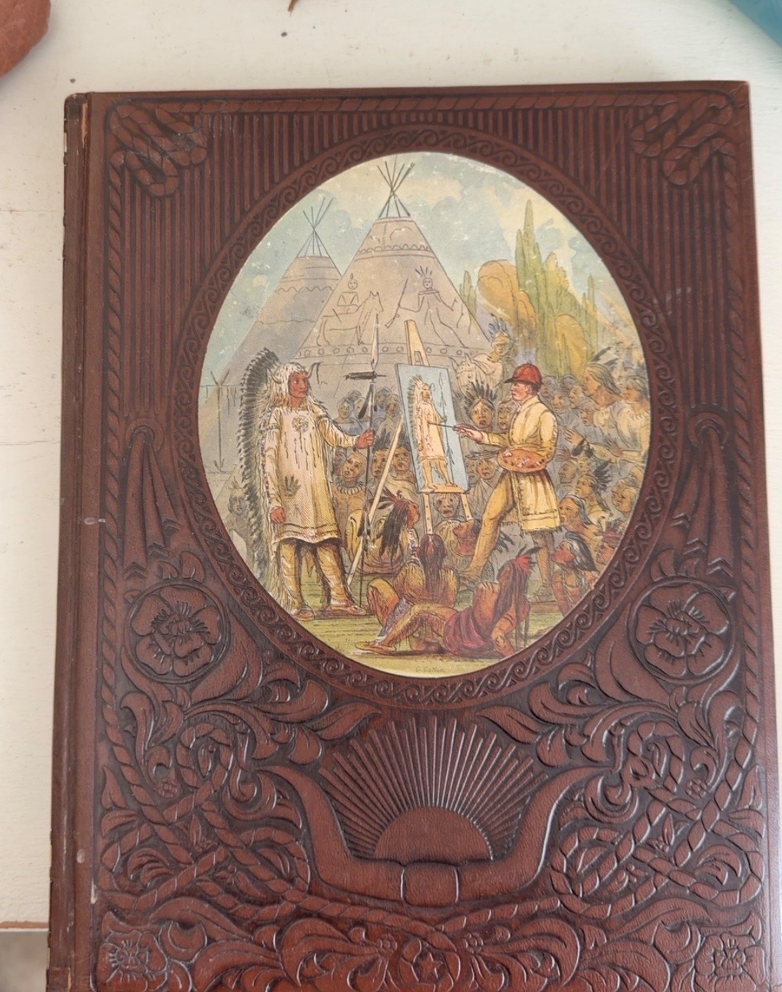Lot of 4 Classics of the Old West Time Life Books Set Vintage Leather Hardcovers