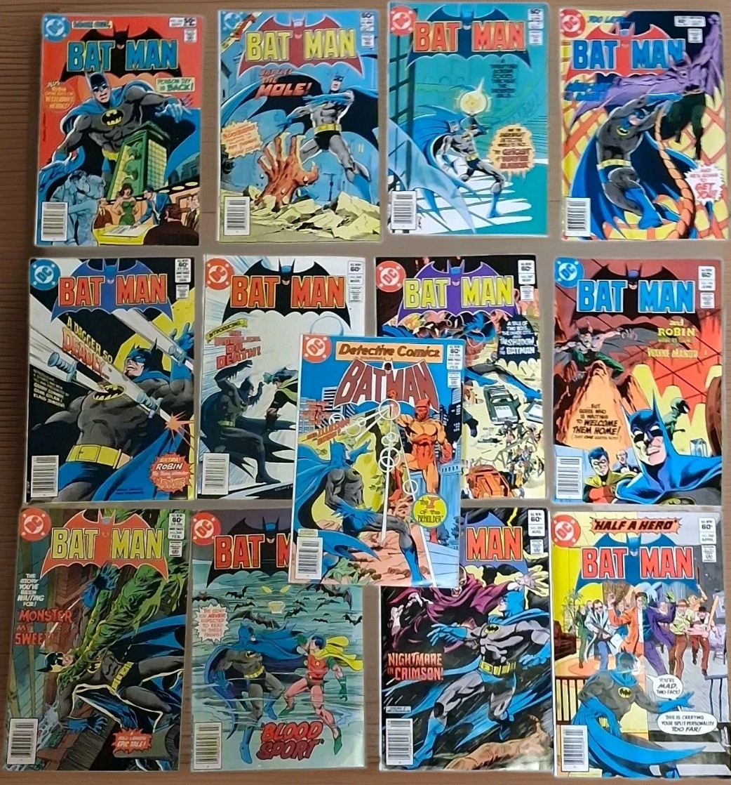 Batman DC Comics 1981 Bronze Age Lot Of 13 #339-350, #511 VG Batman DC Comics 1981 Bronze Age Lot Of 13 #339-350, #511 VG