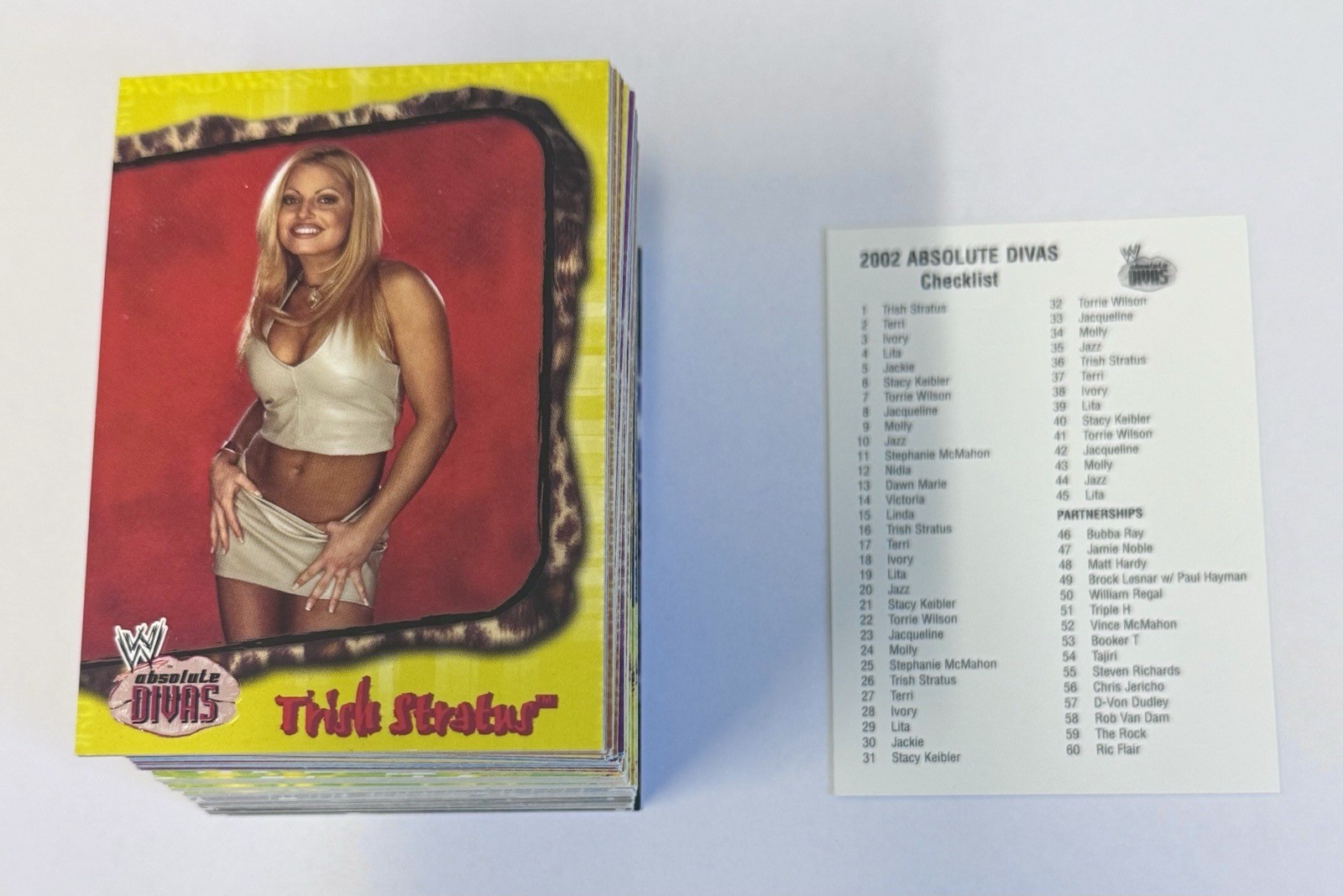 2002 FLEER WWF WWE WORLD WRESTLING ABSOLUTE DIVAS COMPLETE BASE SET 1-100 2002 FLEER WWF WWE WORLD WRESTLING ABSOLUTE DIVAS COMPLETE BASE SET 1-100