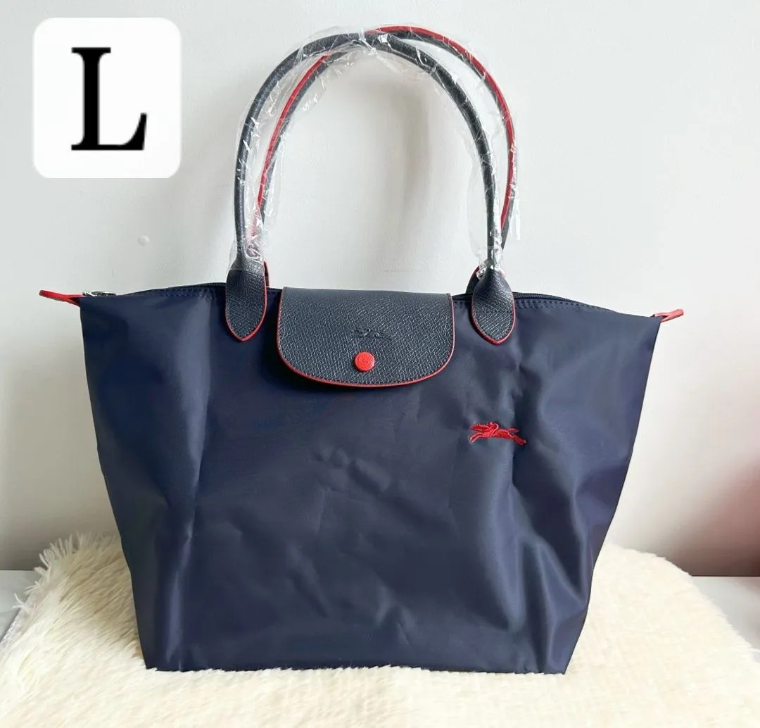 LONGCHAMP Women\'s Le Pliage Tote L Size (Navy)New From Japan