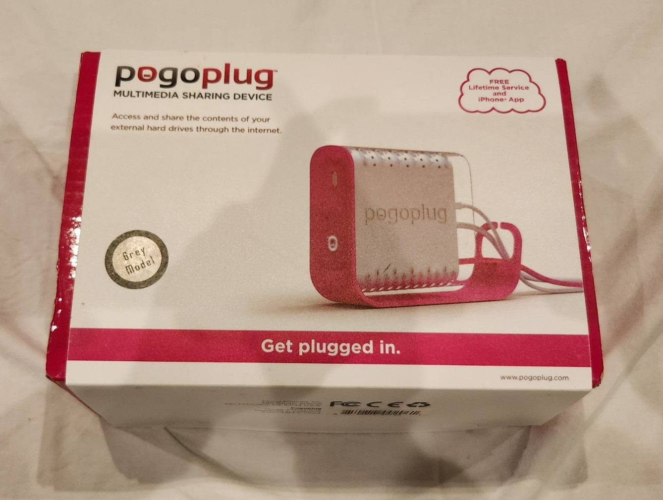 PogoPlug Media Sharing Device Grey Model New In Box