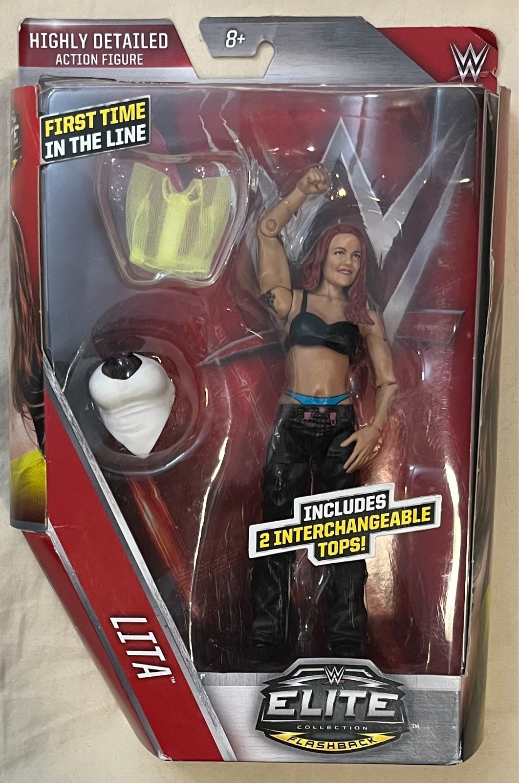 LITA WWE Elite Collection Flashback Series 41 wrestling figure Mattel 2015 NEW LITA WWE Elite Collection Flashback Series 41 wrestling figure Mattel 2015 NEW