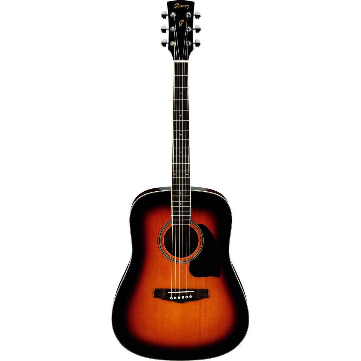 Ibanez Performance PF15 Acoustic Guitar, Vintage Sunburst High Gloss