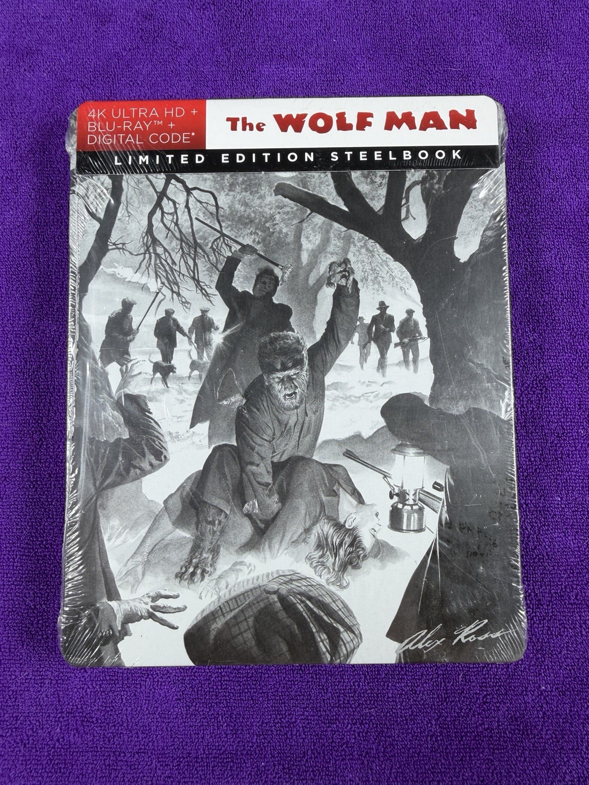 NEW THE WOLF MAN Limited Edition EXCLUSIVE STEELBOOK 4K UHD +Blu-ray +Digital NEW THE WOLF MAN Limited Edition EXCLUSIVE STEELBOOK 4K UHD +Blu-ray +Digital