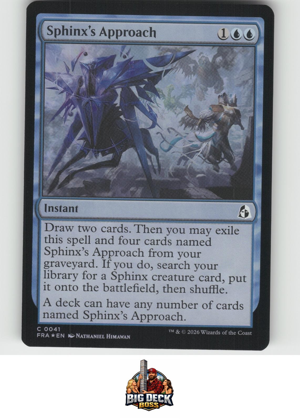 Sphinx\'s Approach Reality Fracture Common 41 Foil MTG Near Mint