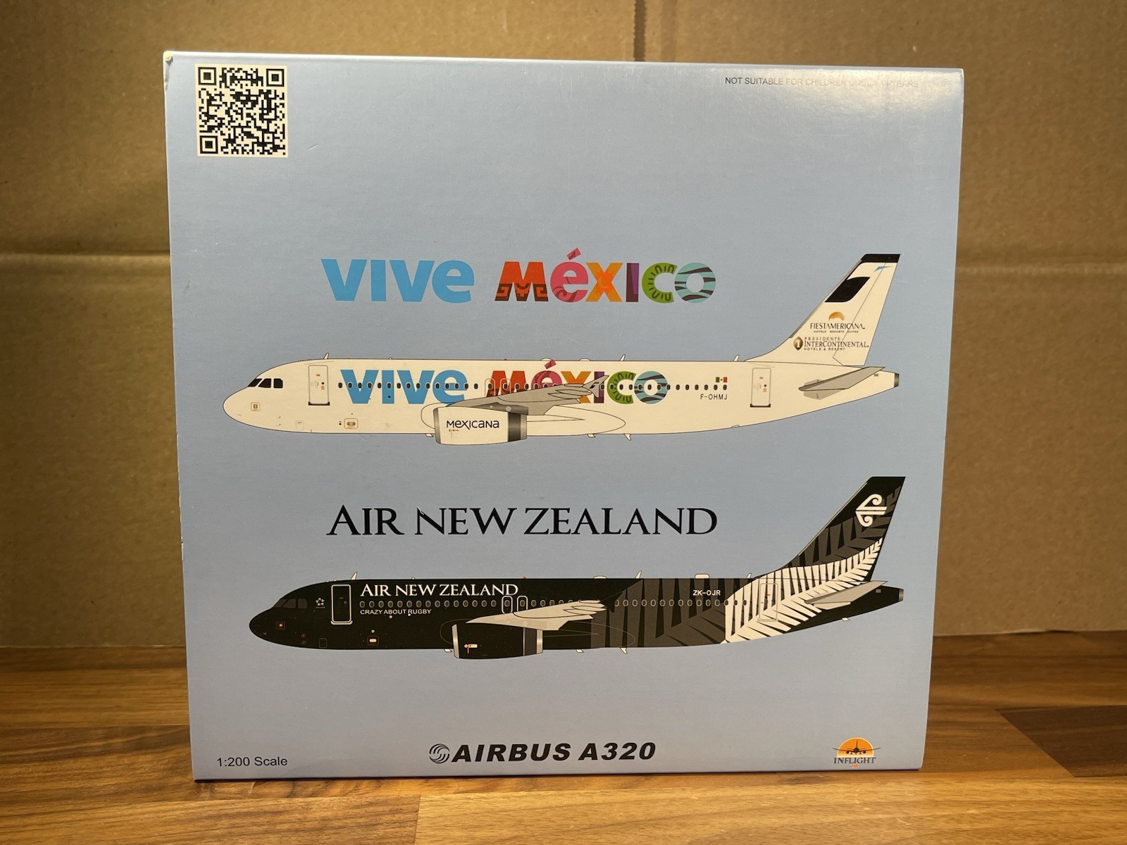 InFlight200 Mexicana Airbus A320-200 F-OHMJ IF3200717 \'Vive Mexico\' Scale 1:200
