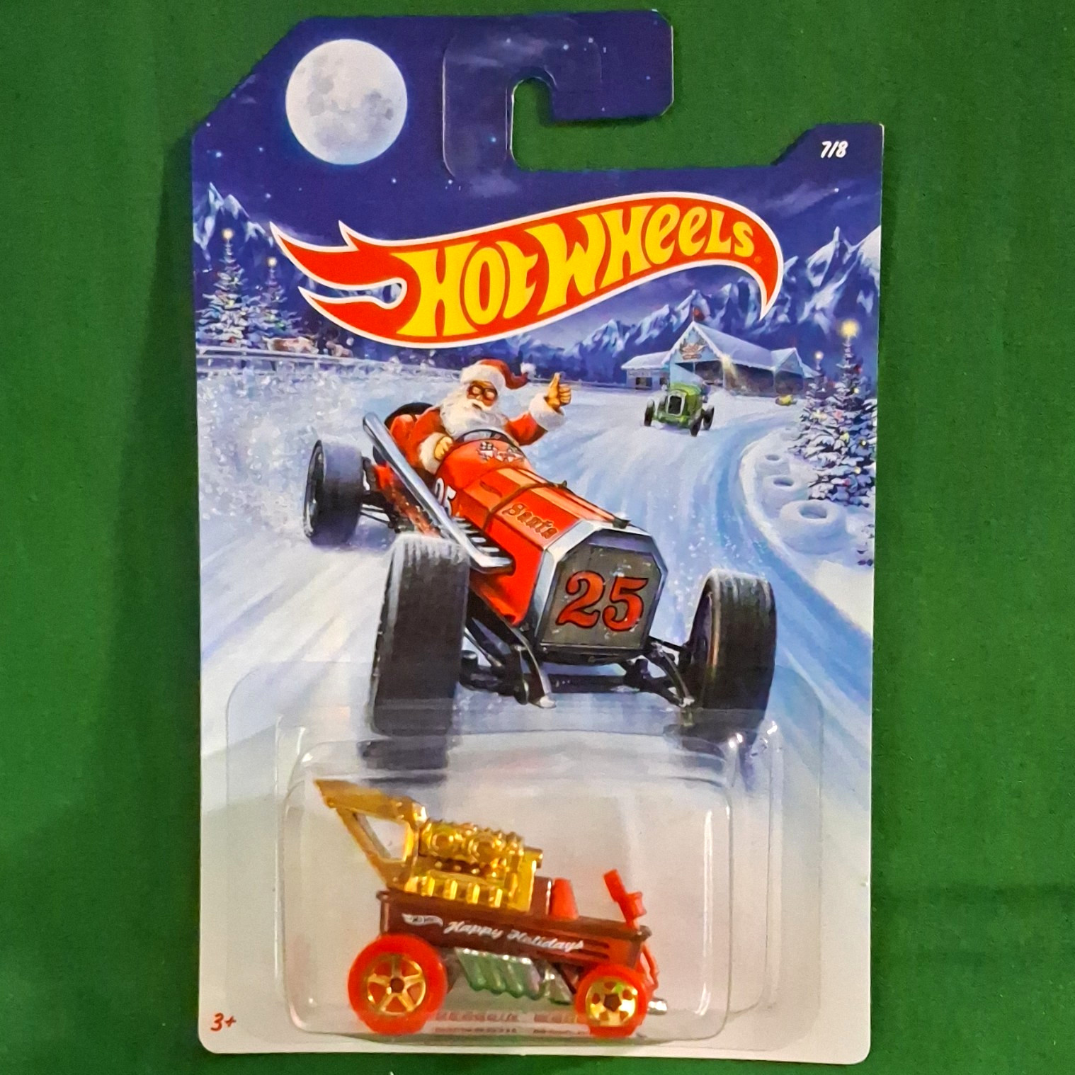 Hot Wheels Holiday Hot Rods Draggin\' Wagon 1:64 Diecast 2014 Unopened Box