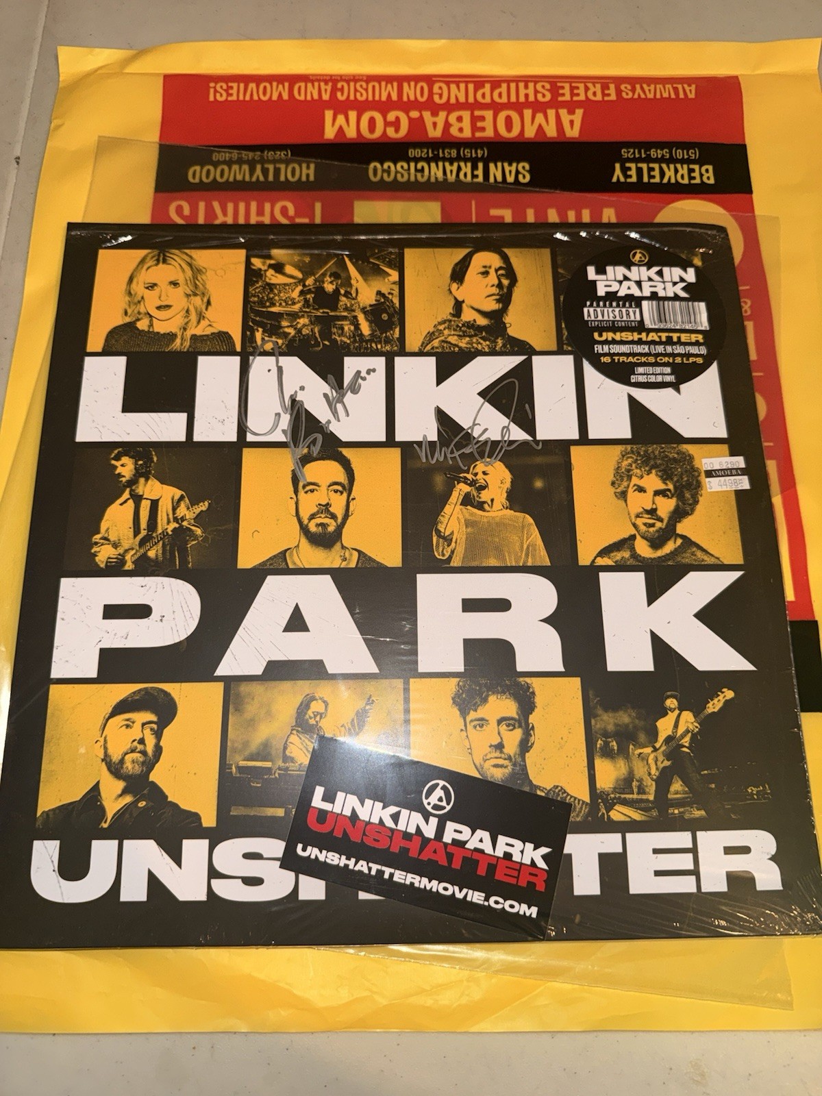 Linkin Park Autograph Vinyl Linkin Park Autograph Vinyl