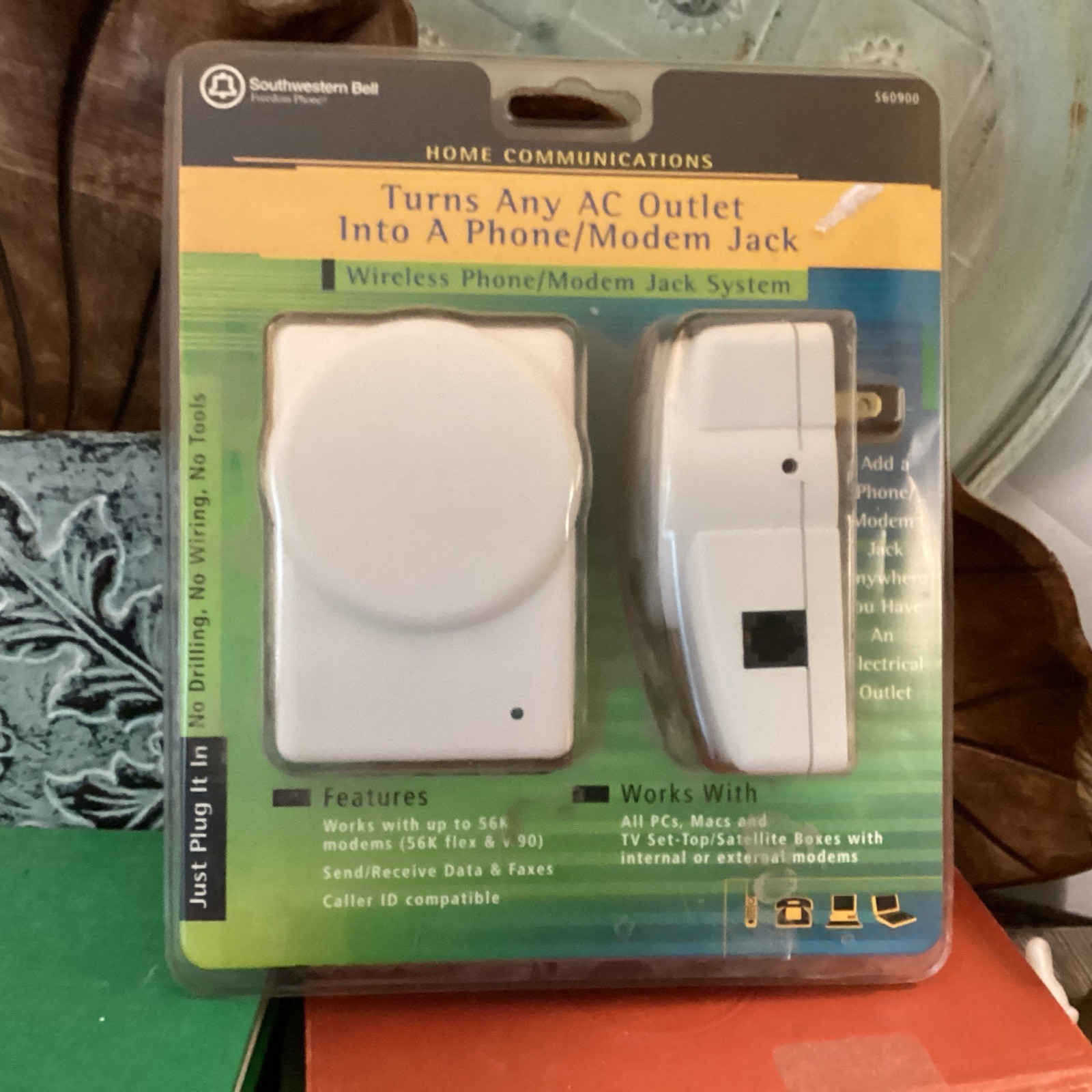 Southwestern Bell Wireless Phone/Modem Jack S60900 31292 NIB Sealed