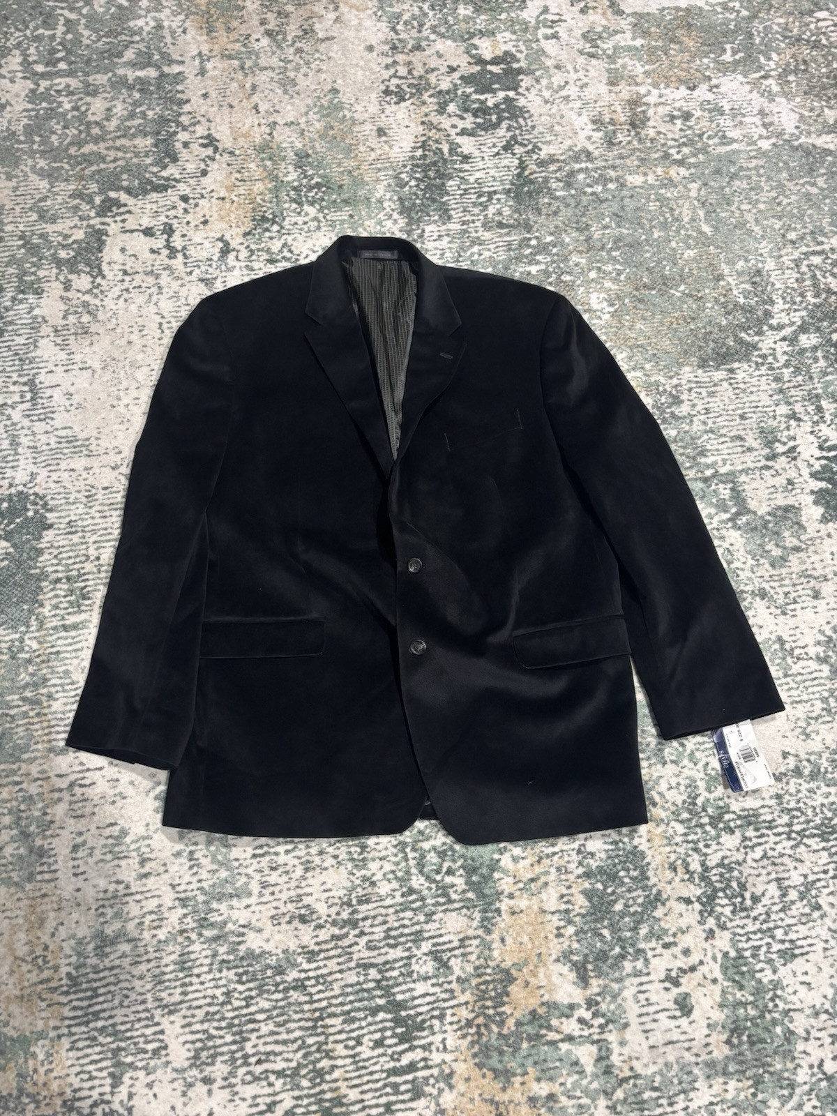 NWT Chaps Blazer Black 48 Reg