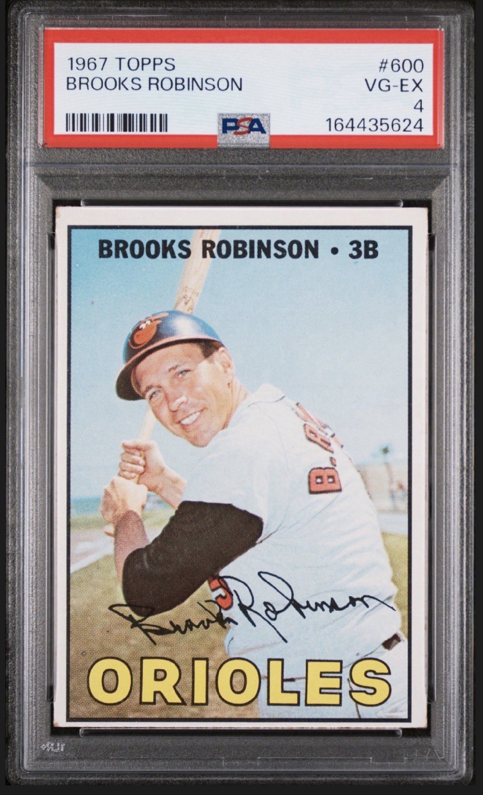 1967 Topps Brooks Robinson #600 PSA 4 High Number Short Print Baltimore Orioles 1967 Topps Brooks Robinson #600 PSA 4 High Number Short Print Baltimore Orioles