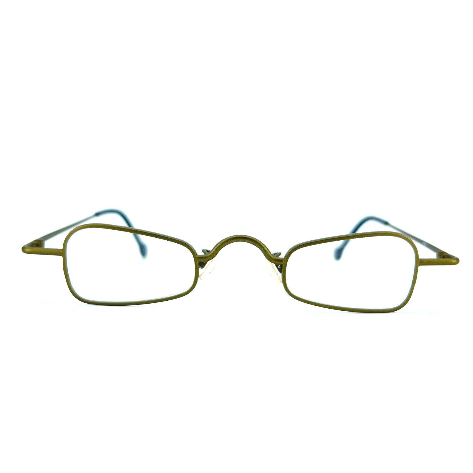 L.a.Eyeworks TWEET 438 Eyeglasses Frames Brown Rectangle Modern 90s