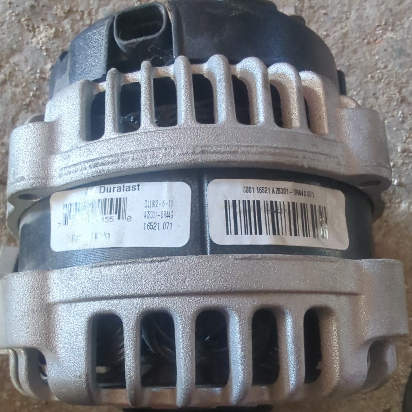 Duralast Dl 1912-6-11 Remanufactured Alternator no box Duralast Dl 1912-6-11 Remanufactured Alternator no box