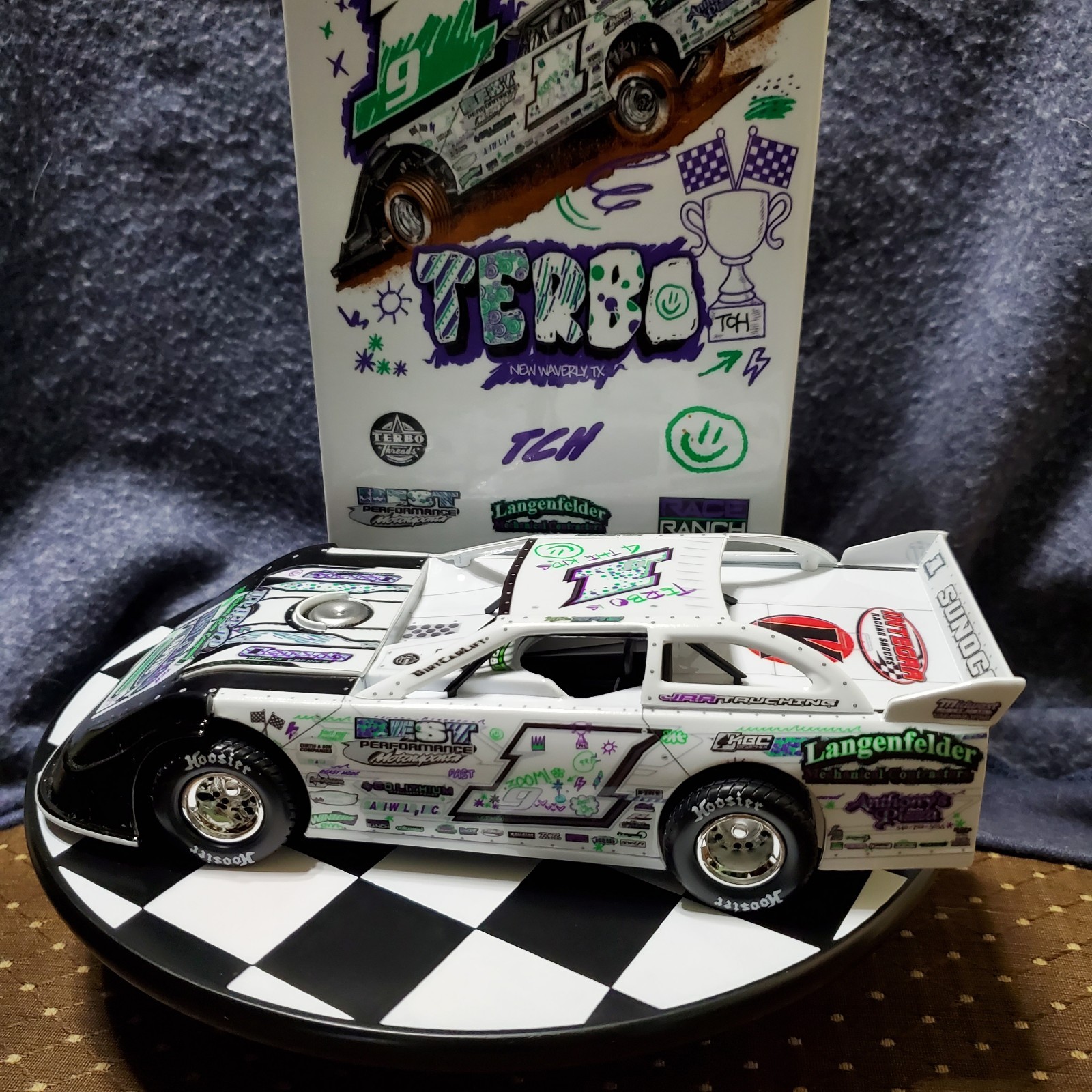 Hobson Tyler Erb Terbo Is for Kids 1/24 Custom Dirt Late Model  Diecast  2025