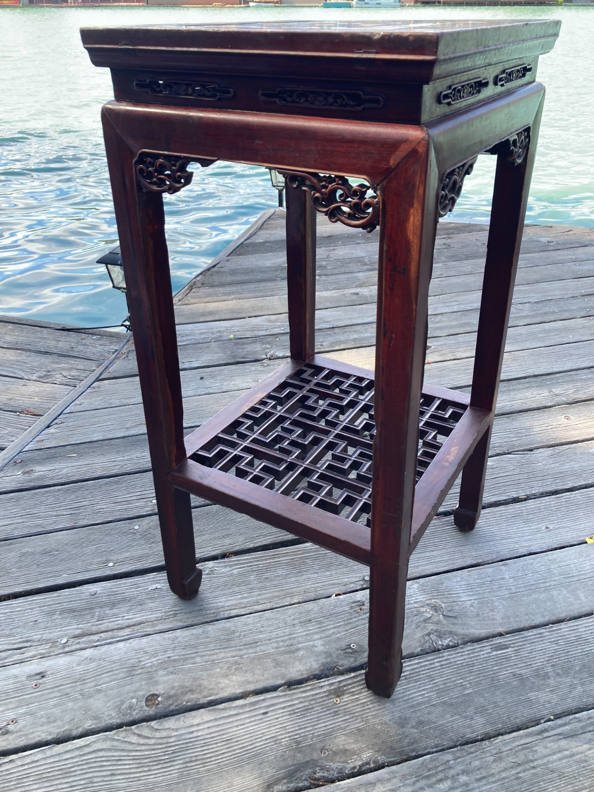 Antique Chinese Elmwood / Elm Wood Ming Side Table 33 Antique Chinese Elmwood / Elm Wood Ming Side Table 33