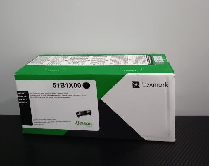 Lexmark 51 Black Extra High Yield Toner Cartridge 51B1X00 for MS517 MS617 MX517 Lexmark 51 Black Extra High Yield Toner Cartridge 51B1X00 for MS517 MS617 MX517