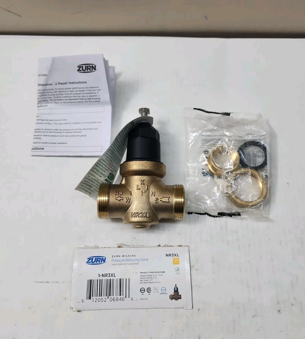 Zurn Wilkins 1 inch 1-NR3XL Pressure Reducing Valve With 1 Union Zurn Wilkins 1 inch 1-NR3XL Pressure Reducing Valve With 1 Union