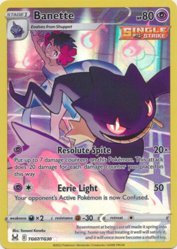 Banette - TG07/TG30 Ultra Rare Lost Origin NM Pokemon TCG