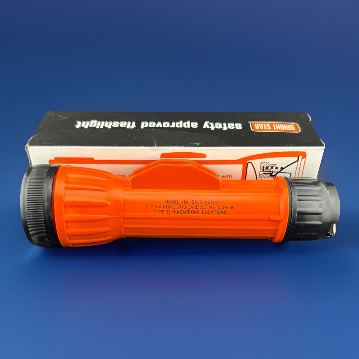NEW IN BOX Bright Star 2117 Flashlight 2-D-Cell Safety Loud Orange Division 1 NEW IN BOX Bright Star 2117 Flashlight 2-D-Cell Safety Loud Orange Division 1