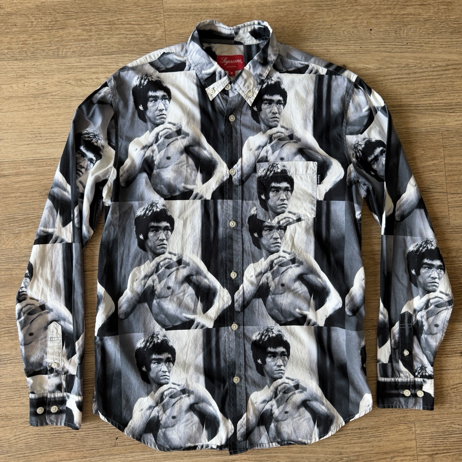 Supreme FW13 Bruce Lee Long Sleeve MEDIUM M Supreme FW13 Bruce Lee Long Sleeve MEDIUM M