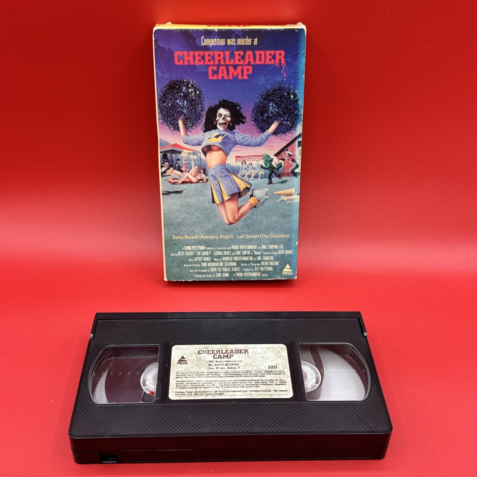 Cheerleader Camp VHS PRISM Video Horror Slasher Teen Comedy Thriller CULT 1988 Cheerleader Camp VHS PRISM Video Horror Slasher Teen Comedy Thriller CULT 1988