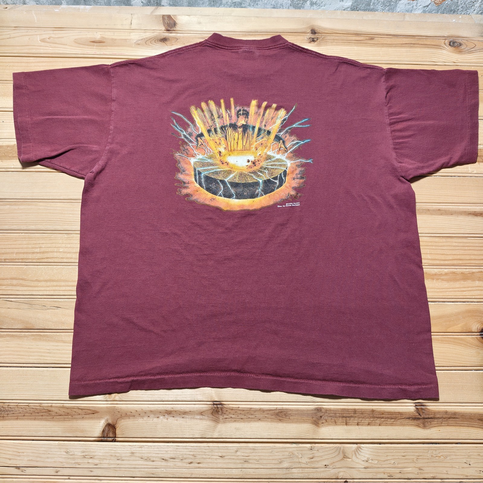 Vintage 1996 Magic The Gathering MTG League Arena Promo Graphic T-Shirt USA 2XL