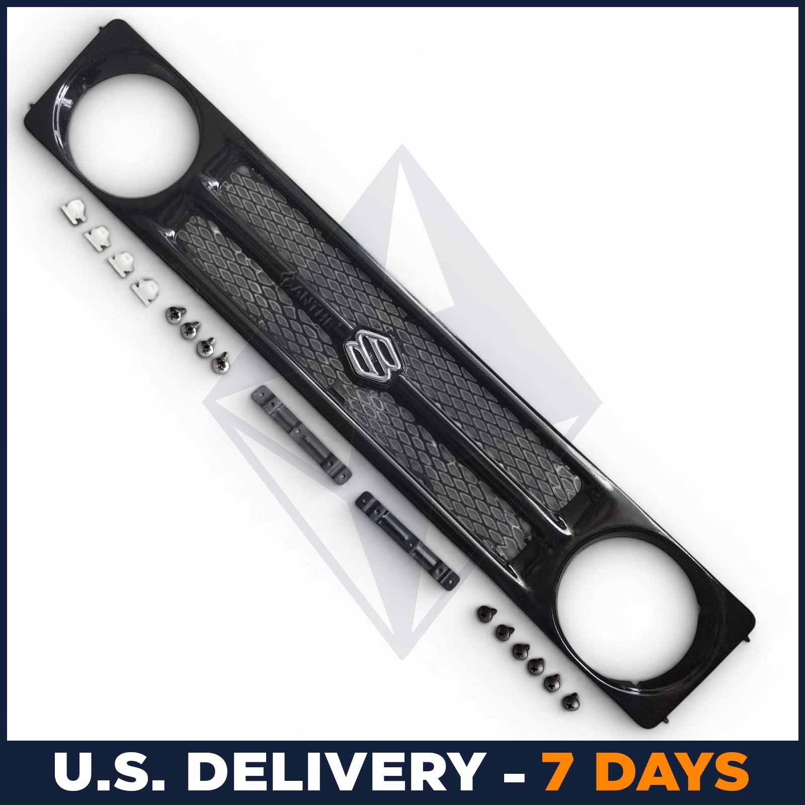 Front Grill Complete Kit - Brackets, Logo, Screw, Nuts For Samurai SJ410 SJ413